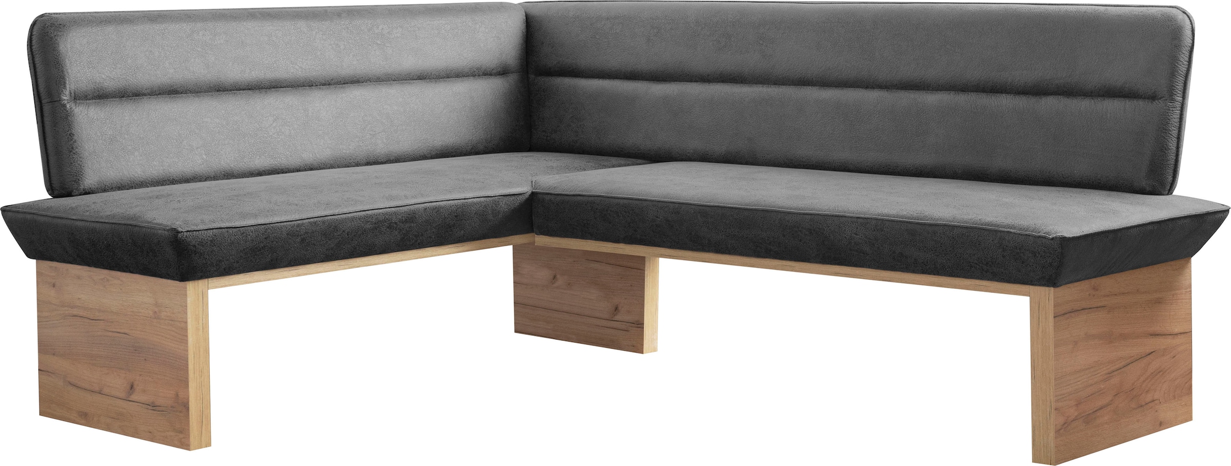 OTTO home Eckbankgruppe »Beluna + Cross Essecke Sitzgruppe Eckbank Küchenbank« Set, Eckbank, 2 Stühle und Tisch, 4 tlg. Sitzgruppe Esszimmer Stühle Tisch und Bank bequem gepolstert