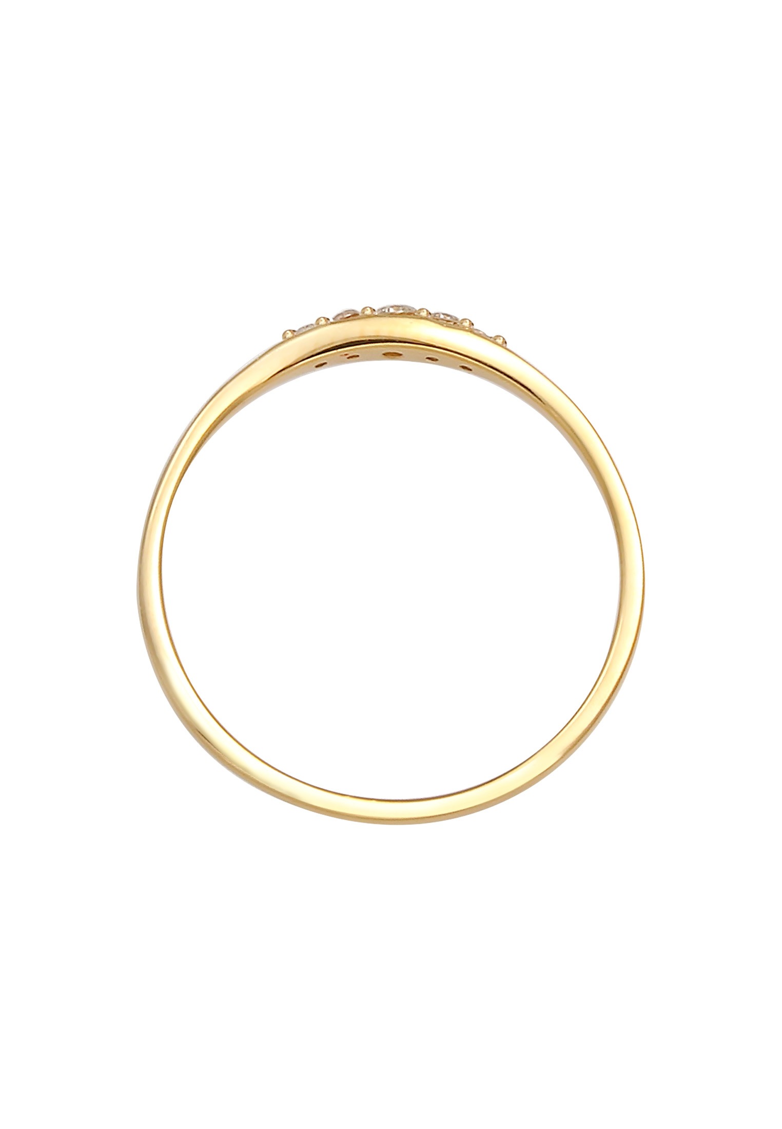 Elli DIAMONDS Verlobungsring »Ring Verlobungsring Diamant (0.09 ct) 925 Silber«