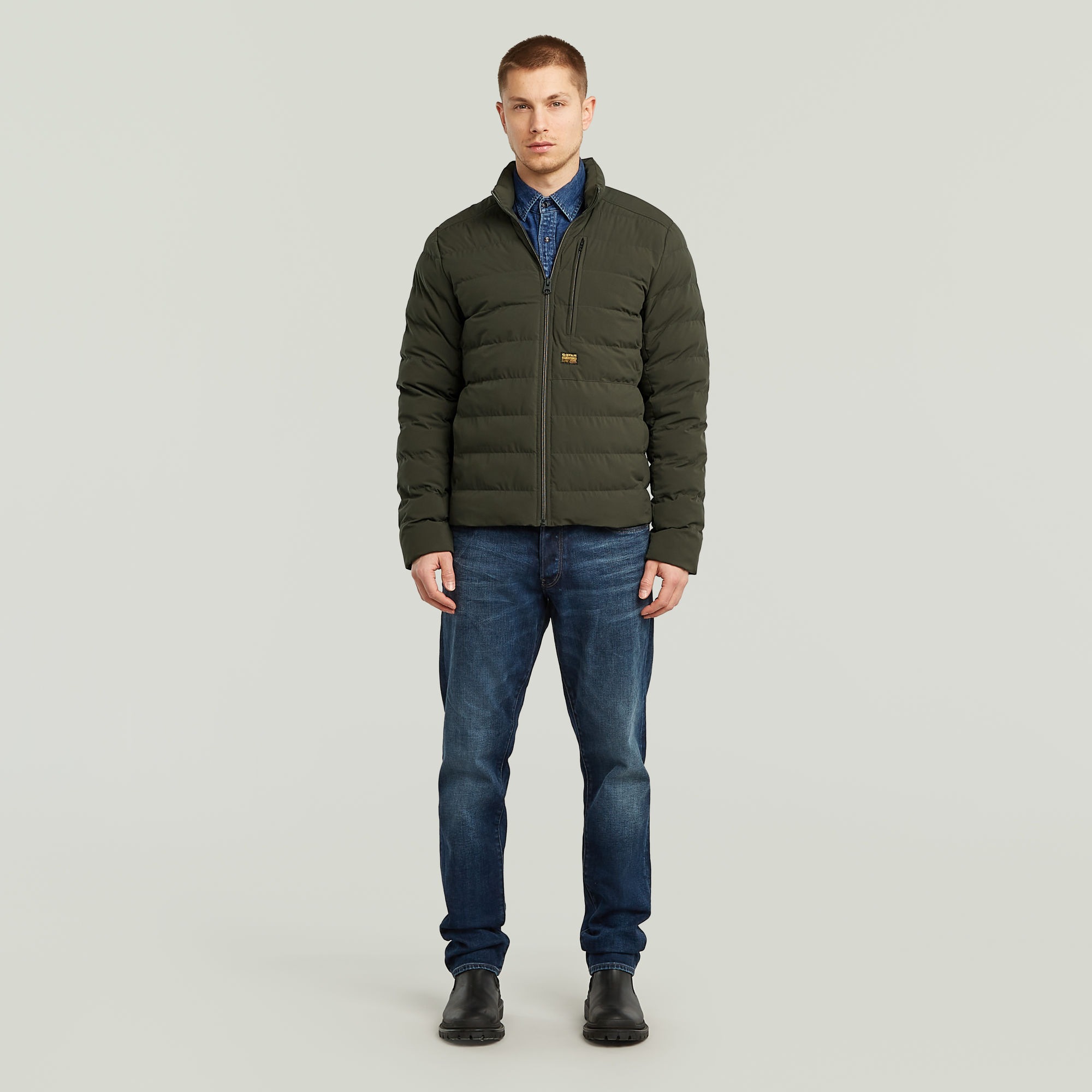 G-STAR Steppjacke »Foundation liner«, mit Brusttasche