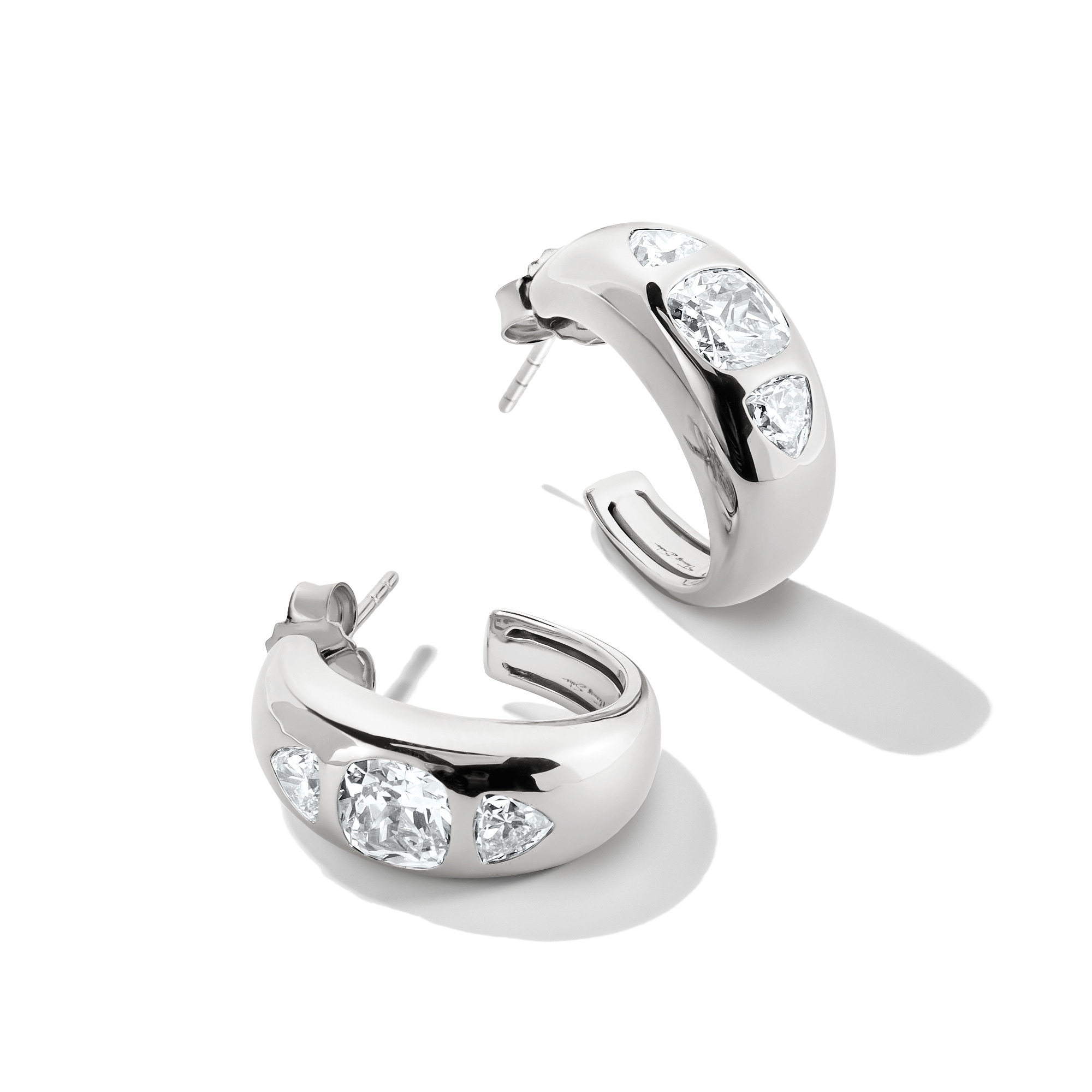THOMAS SABO Paar Creolen »Bold Elegance Ohrringe mit Zirkoniasteinen« mit Zirkonia (synth.)