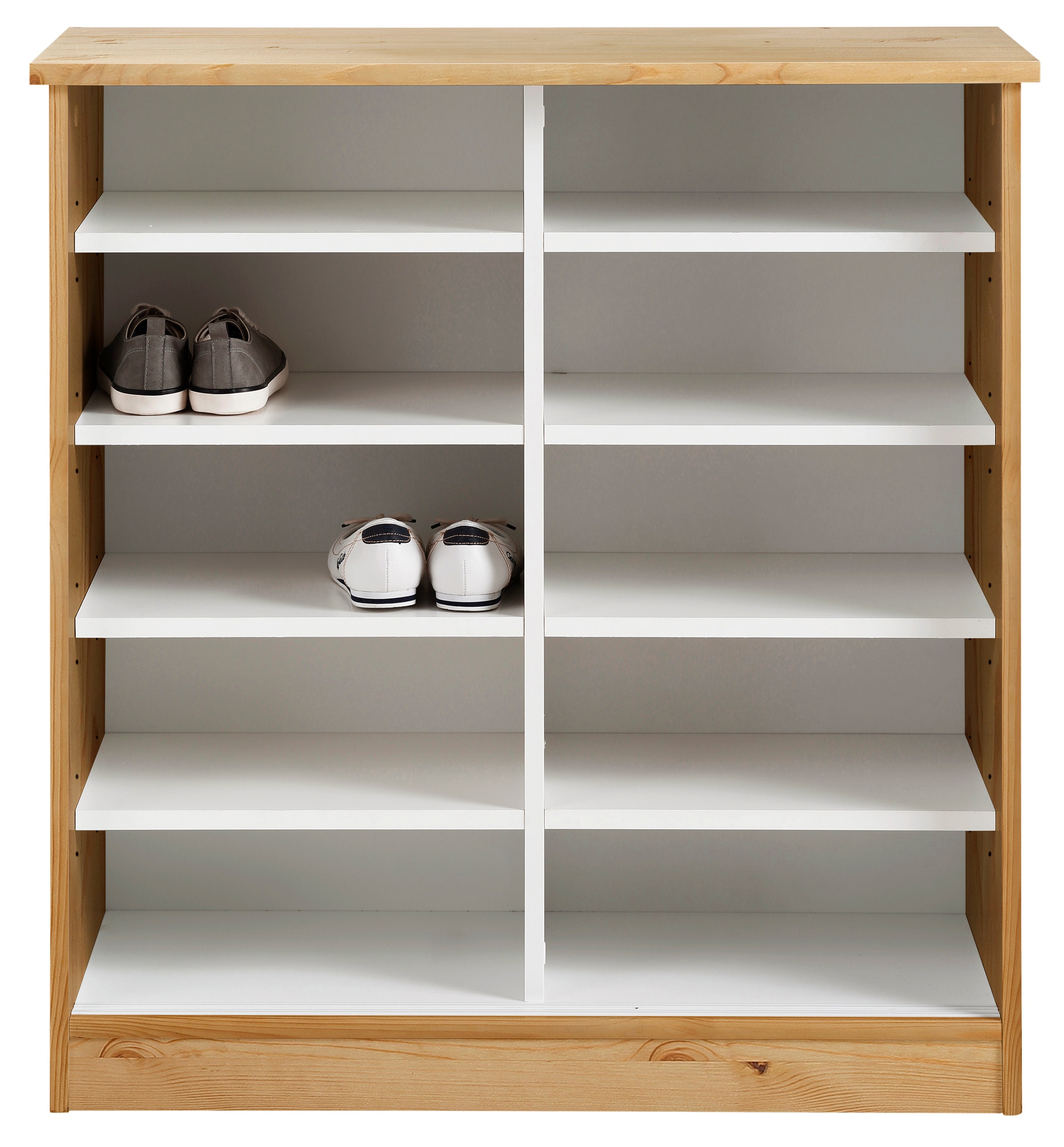 Home affaire Schuhschrank »Nekso«, Breite 83 cm, aus MDF oder Massivholz, FSC®-zertifiziert