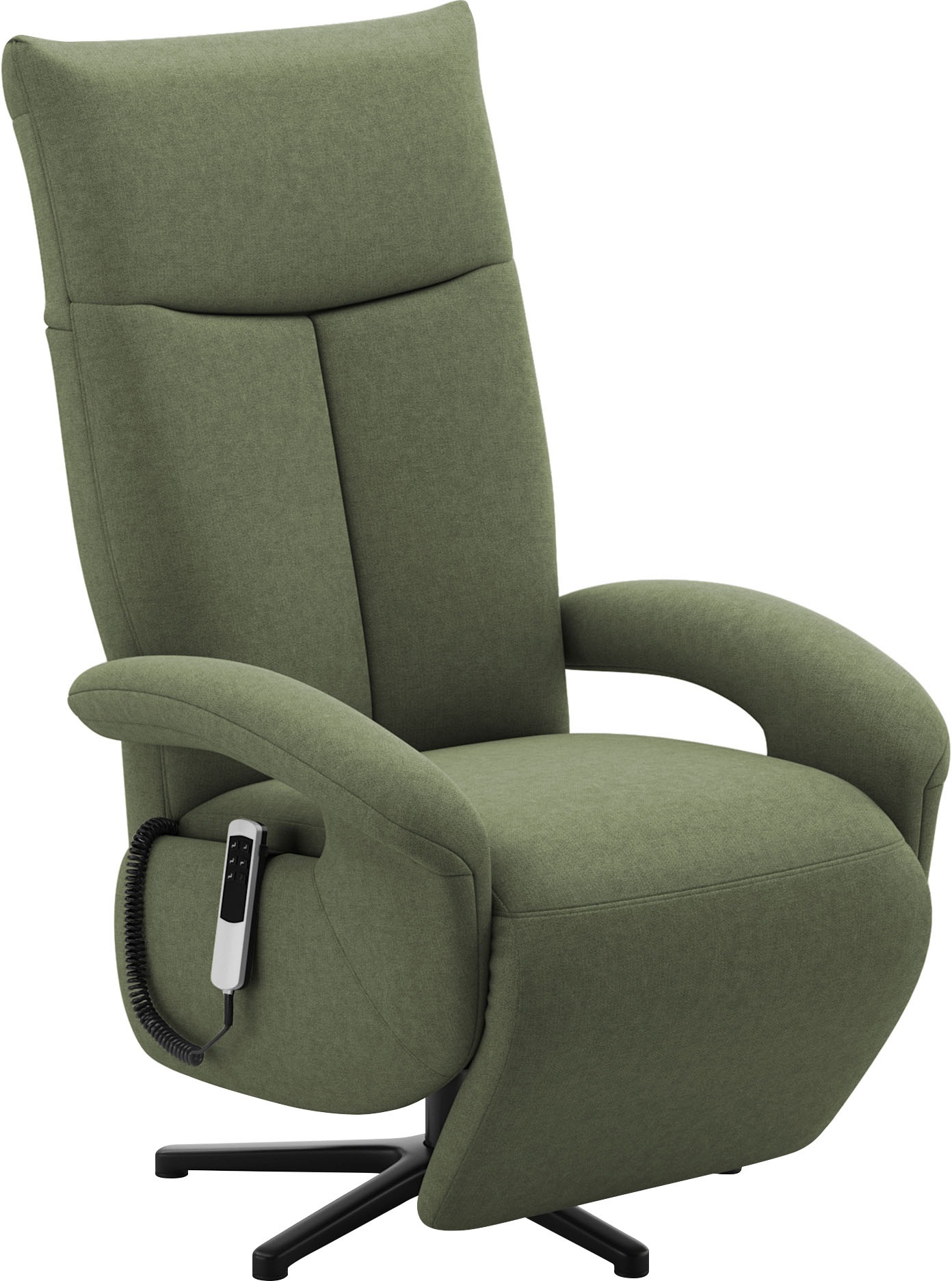 sit&more TV-Sessel »Emely, inkl. Kopfteilverstellung & 360° Drehfunktion«, wahlweise mit 2 Motoren, Akku & Aufstehhilfe