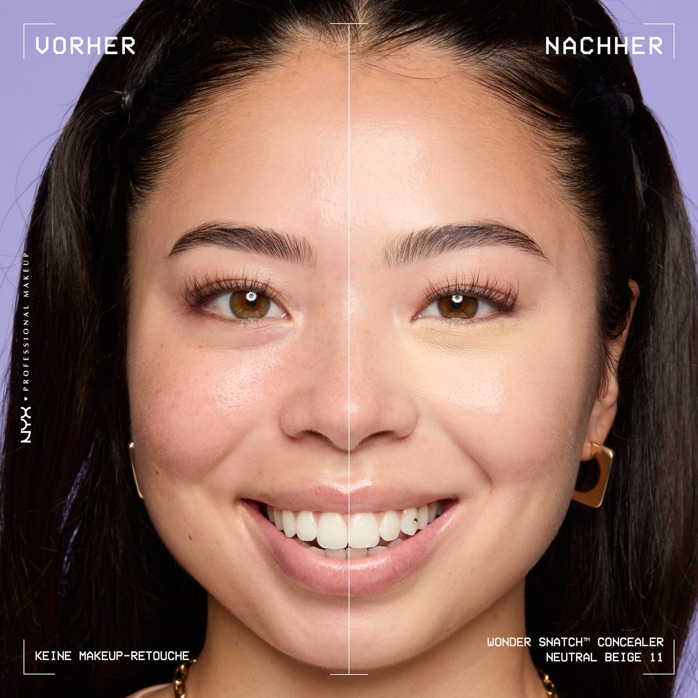 NYX PROFESSIONAL MAKEUP Concealer »Wonder Snatch Concealer« kaschiert Augenringe und Unreinheiten, deckt bis zu 24 Stunden