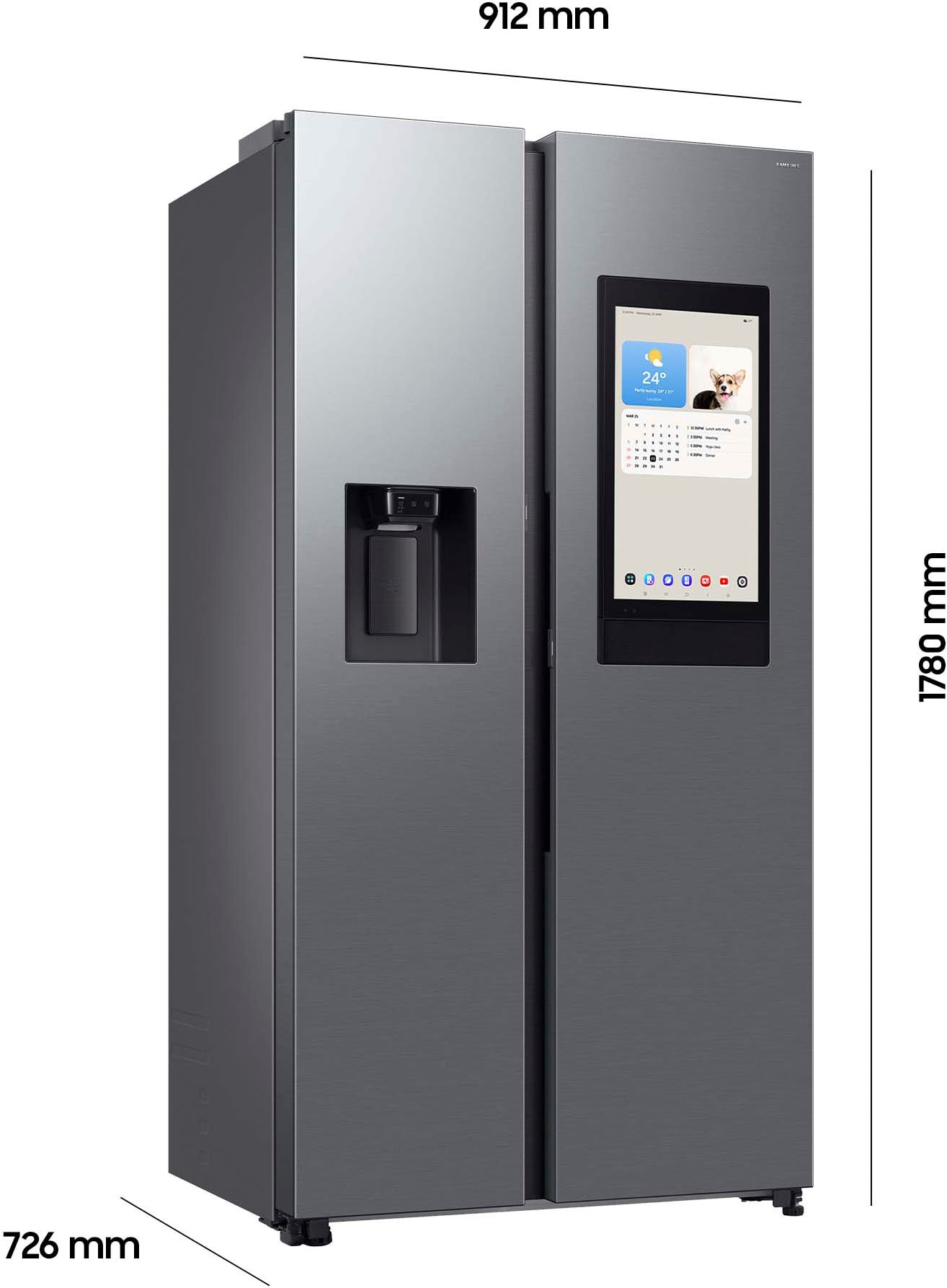 Samsung Side-by-Side RS97F »RS90F67BETEF«