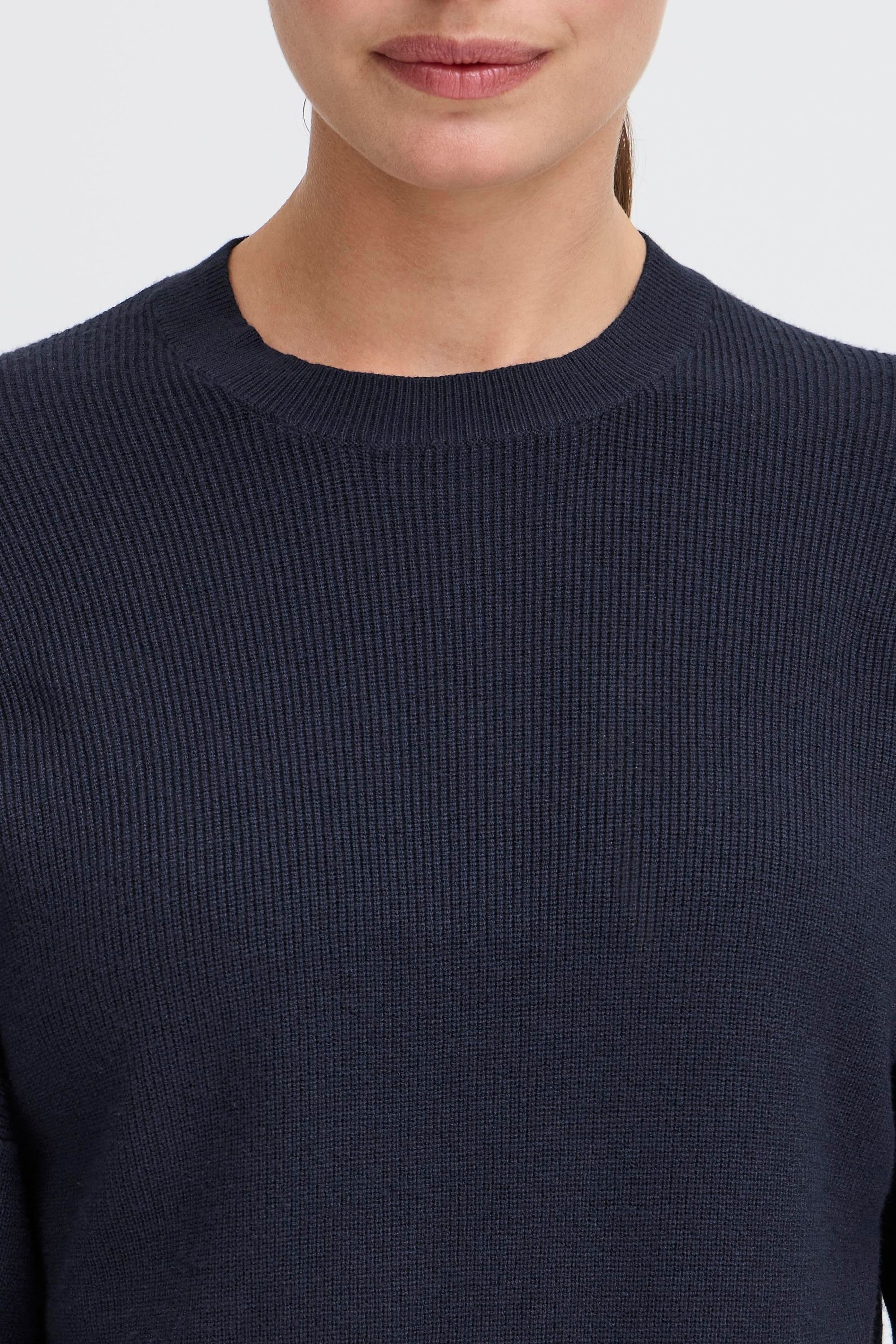 OXMO Strickfleece-Pullover »Strickpullover OXIFANSY«