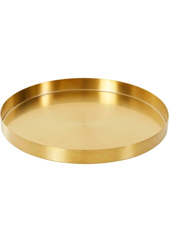 Leonique Dekotablett, gold, Ø 30cm kaufen