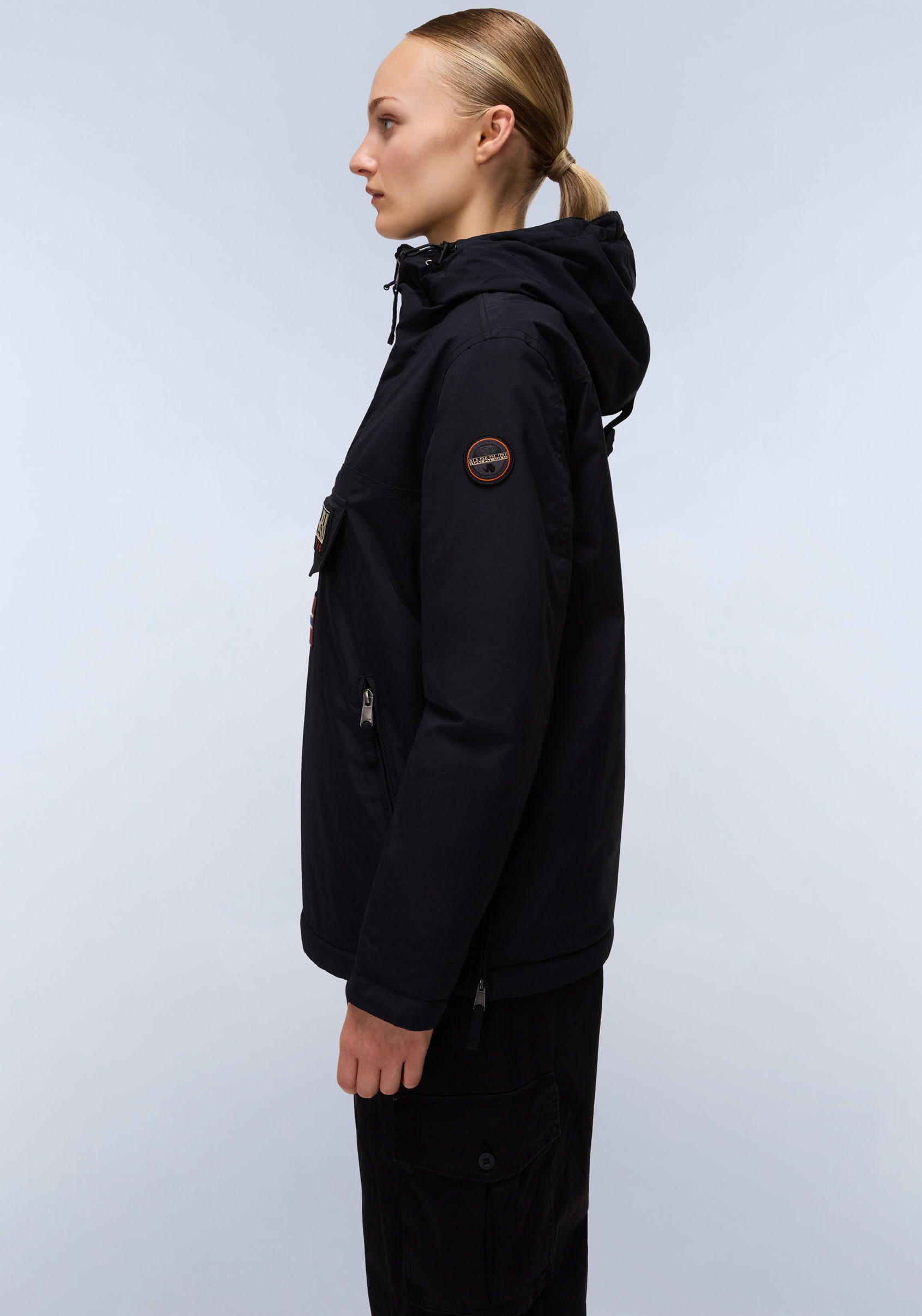 Napapijri Funktionsjacke »RAINFOREST«, mit Kapuze, Regular fit mit Kapuze und Kängurutasche