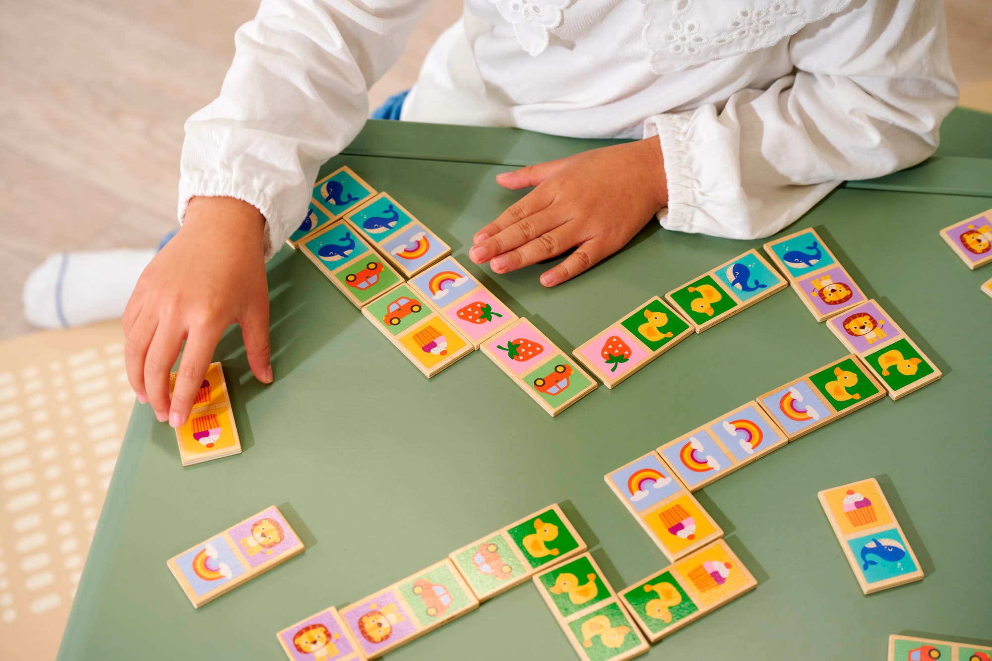 Eichhorn Spiel »Domino und Fädelspiel«