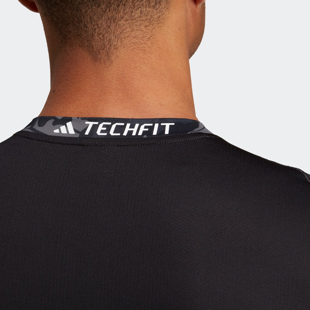 adidas Performance T-Shirt »TECHFIT ALLOVER PRINT TRAINING«