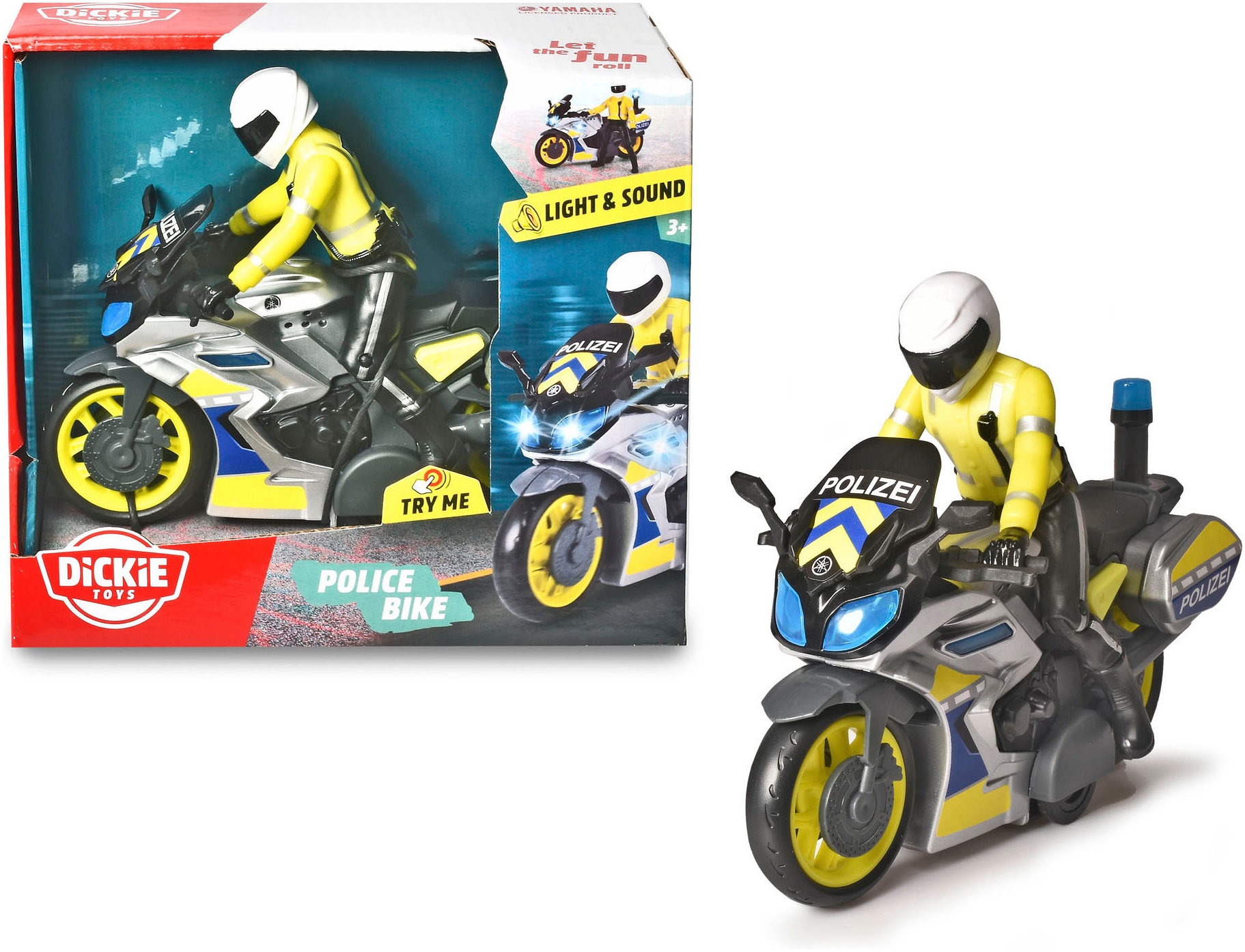 Spielzeug-Motorrad »Police Bike«, mit Licht und Sound