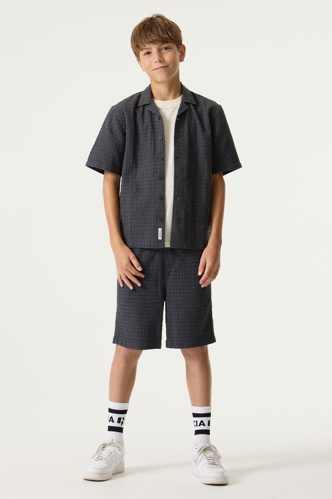 Garcia Shorts  in Waffle-Optik und mit Kordelzug, for Boys