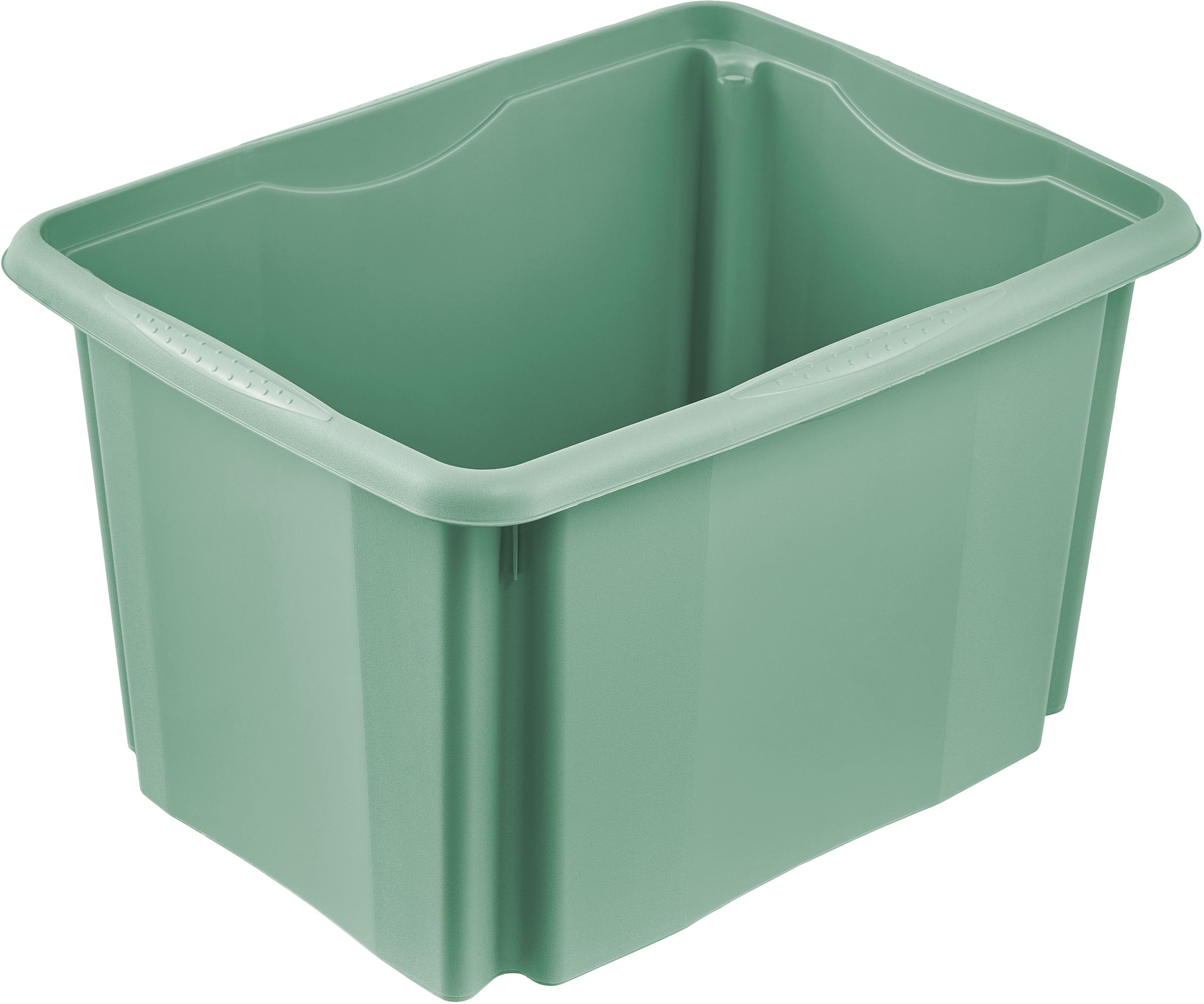 keeeper Aufbewahrungsbox »Emil, 3er Set, 30 L, 44,5 x 34,5 x 27 cm« ineinander und aufeinander stapelbar