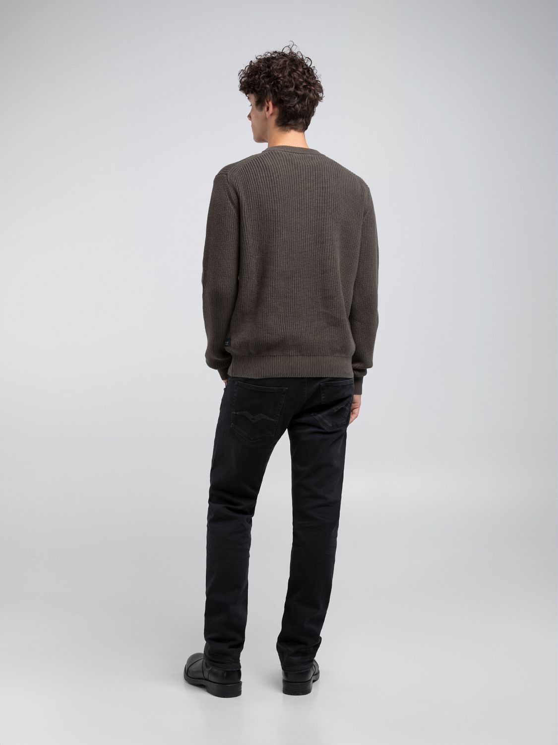 Replay Strickpullover mit Rundhals