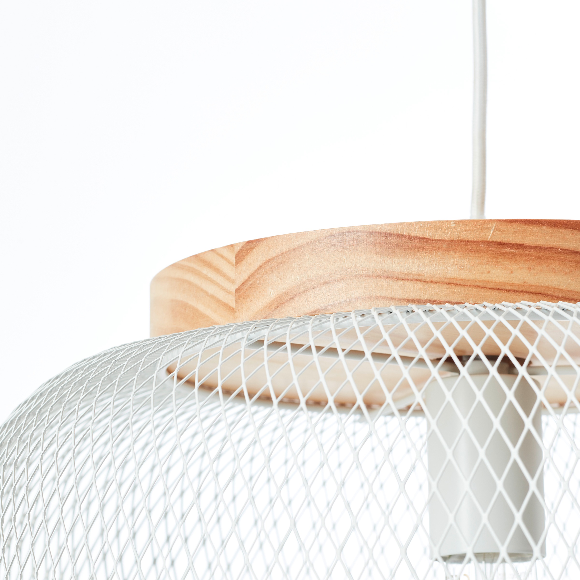 Brilliant Pendelleuchte »Giada« E27 1 Stk. Pendelleuchte, 40 cm, E27, kürzbar, Metall/Holz