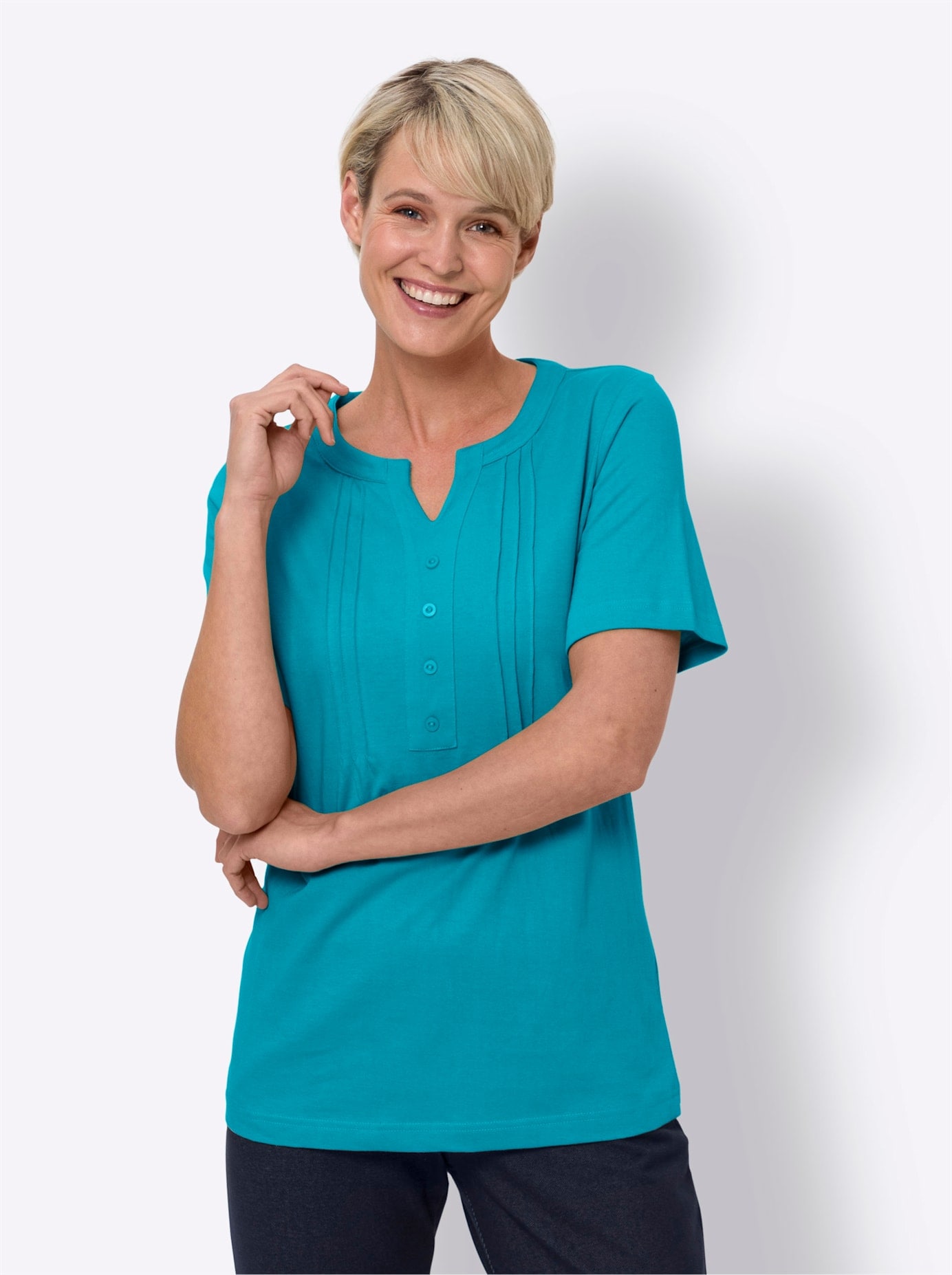 Classic Basics Kurzarmshirt »Kurzarm-Shirt« 1 Stk.