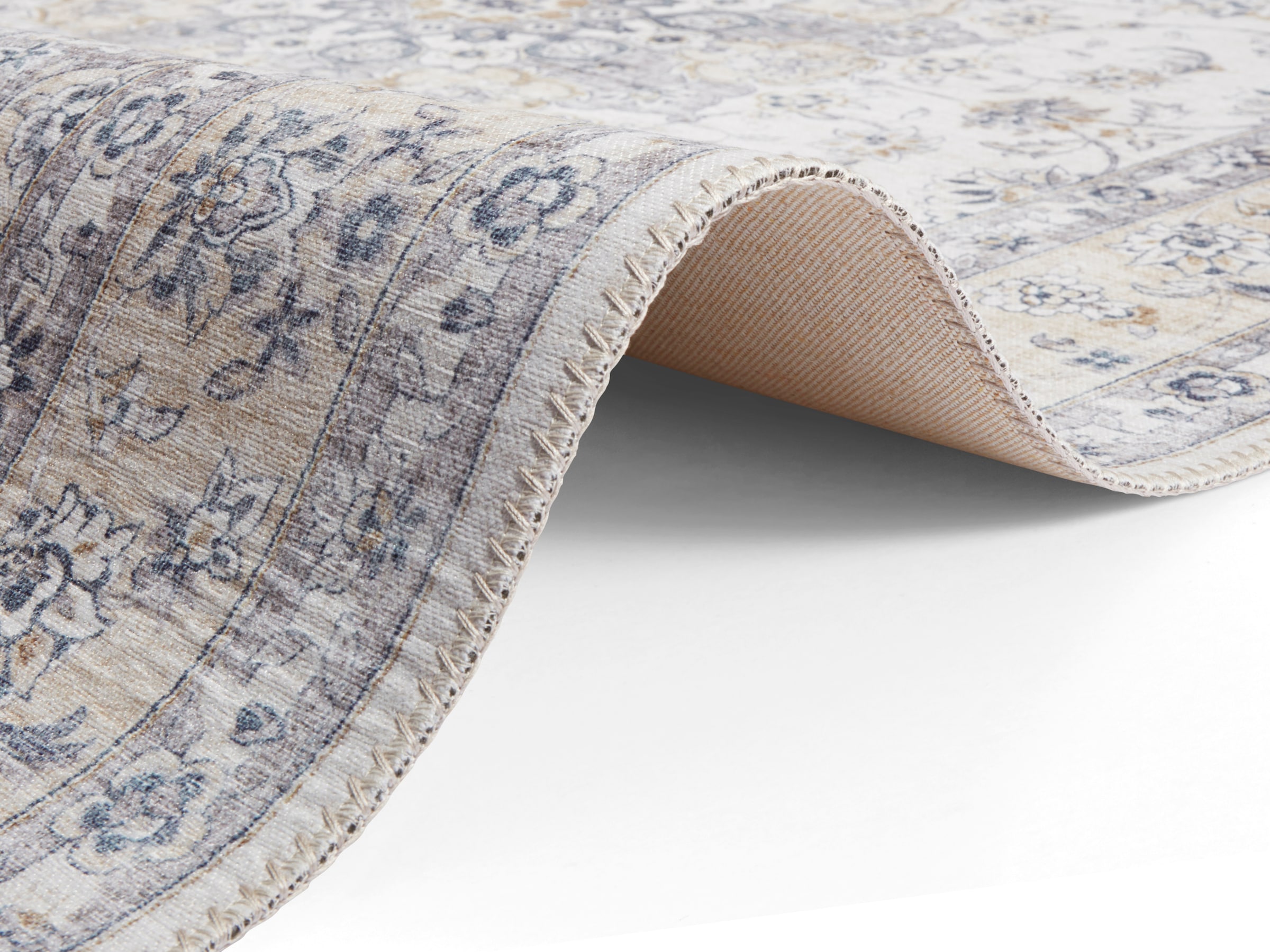 ELLE DECORATION Teppich »Nain«, rechteckig, 7 mm Höhe, Orientalisch, Läufer, Kurzflor, Wohnzimmer, Schlafzimmer, Vintage-Look