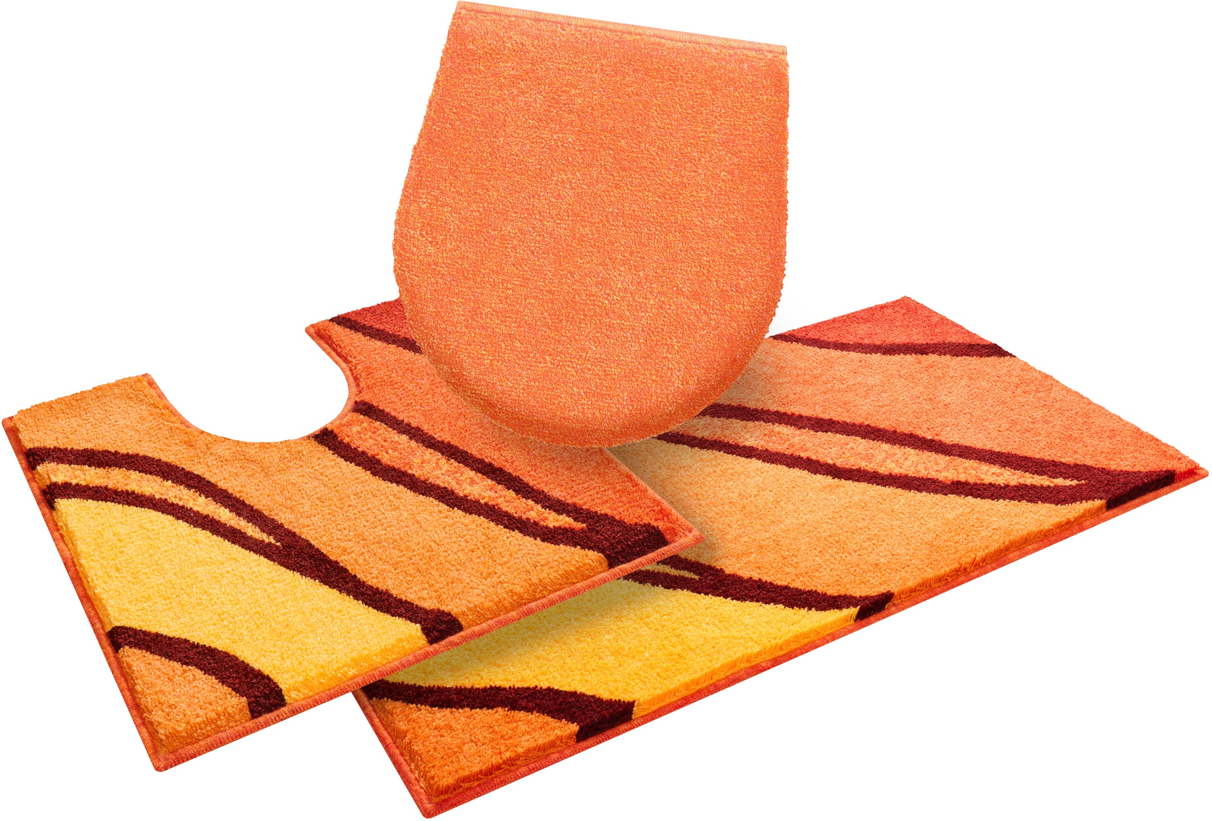 Grund Badematte »Belize, Badvorleger, Badezimmer Teppich, sehr weich«, rutschhemmend beschichtet, schnell trocknend-fußbodenheizungsgeeignet, weiche Haptik, auch als 3 teiliges Set erhältlich, Made in Europe