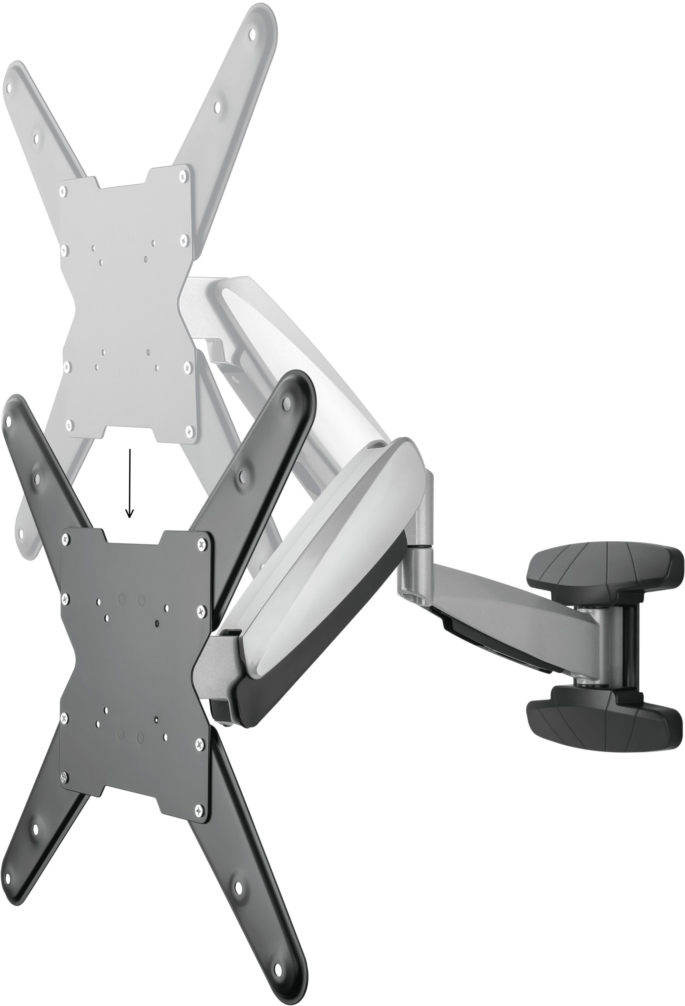 TV Wandhalterung neigbar, schwenkbar und drehbar »für Displays mit...