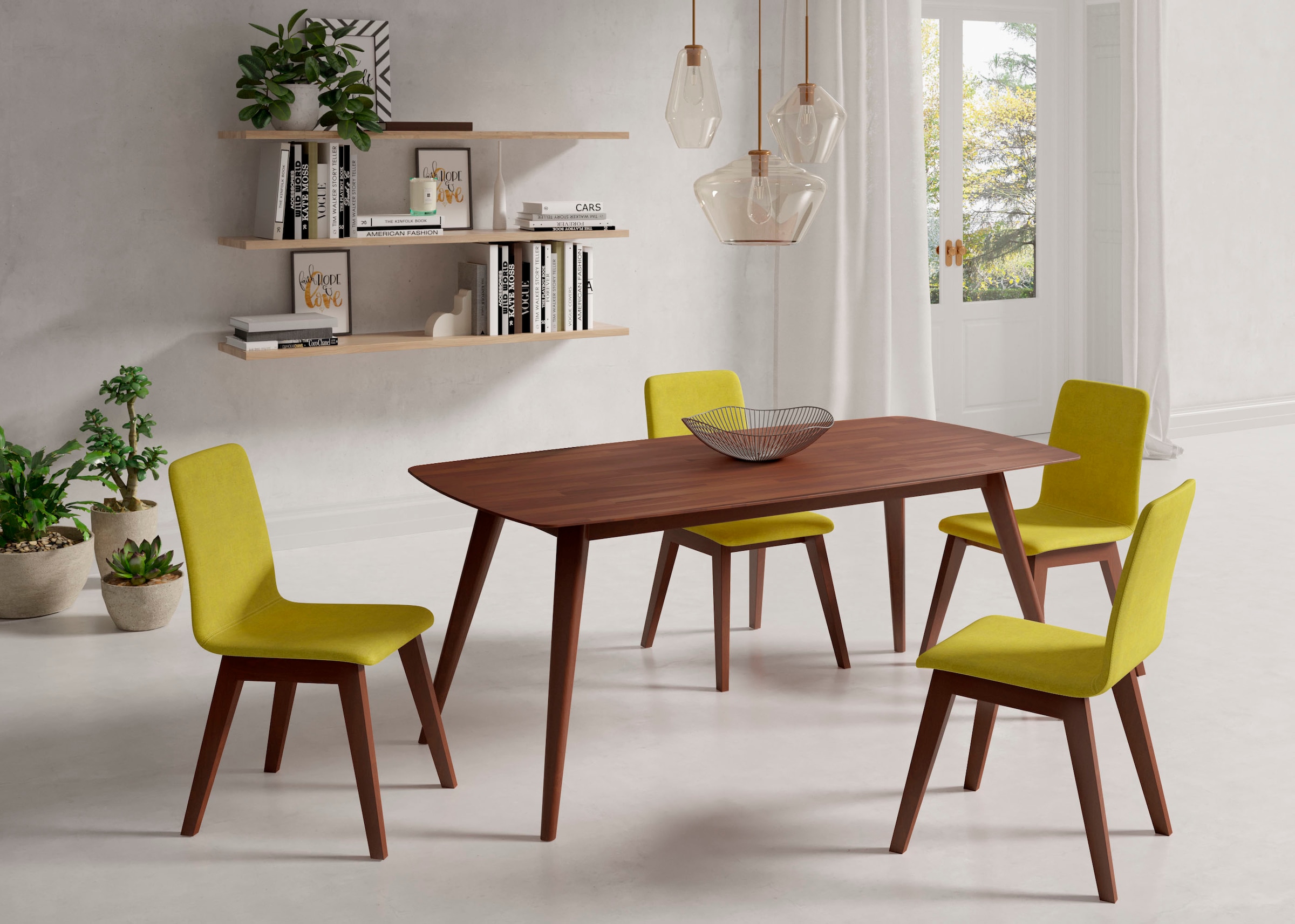 INOSIGN Stuhl »Sandy« () 2 Stk.mit verschiedenen Stuhlbeinfarben und Farbvarianten, Sitzhöhe 47 cm