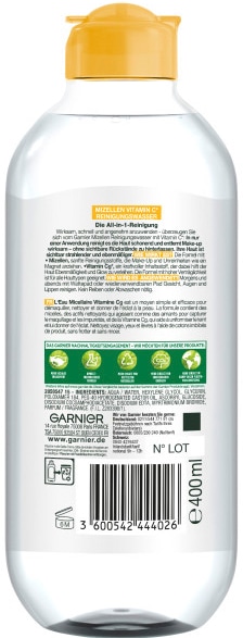 GARNIER Gesichtswasser »Mizellen Reinigungswasser Vitamin C« im OTTO Online  Shop
