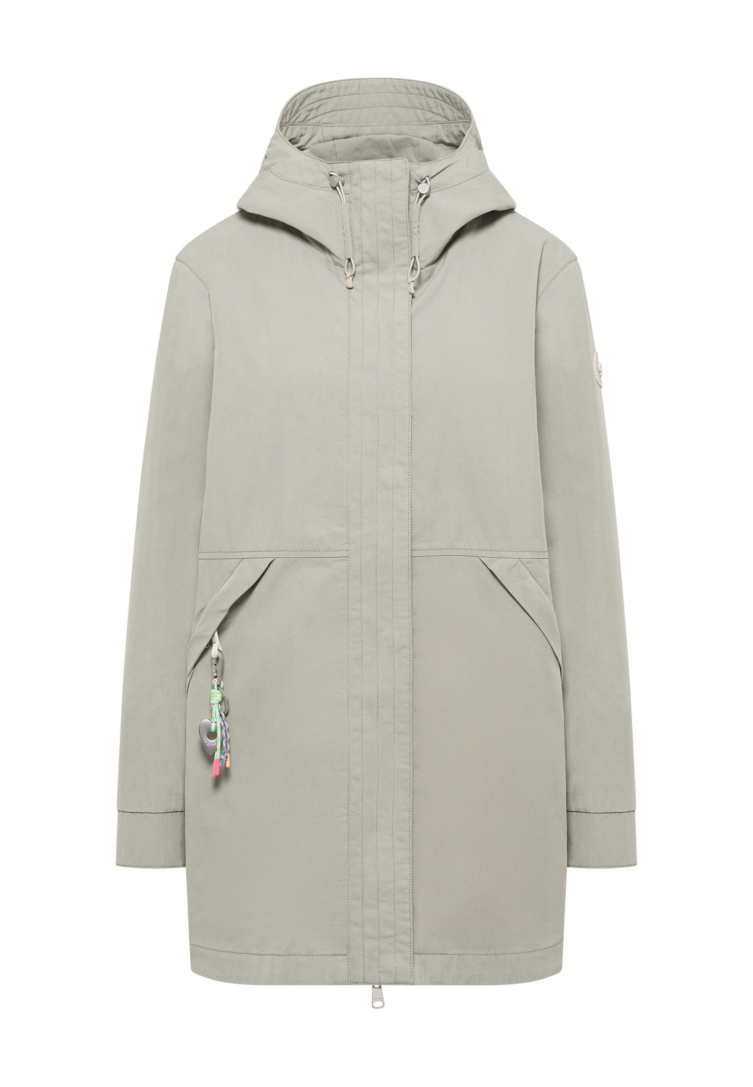 Ragwear Parka »LAMYJA B« 2 Stk. tlg. mit Kapuze Baumwollmix mit Antistatic-Finish und coolem Key-Chain