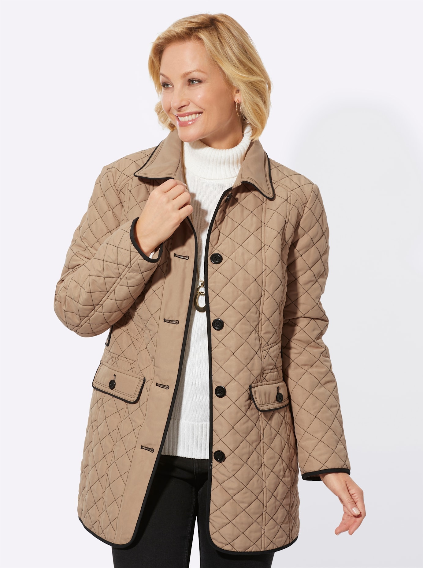 Classic Basics Steppjacke, ohne Kapuze