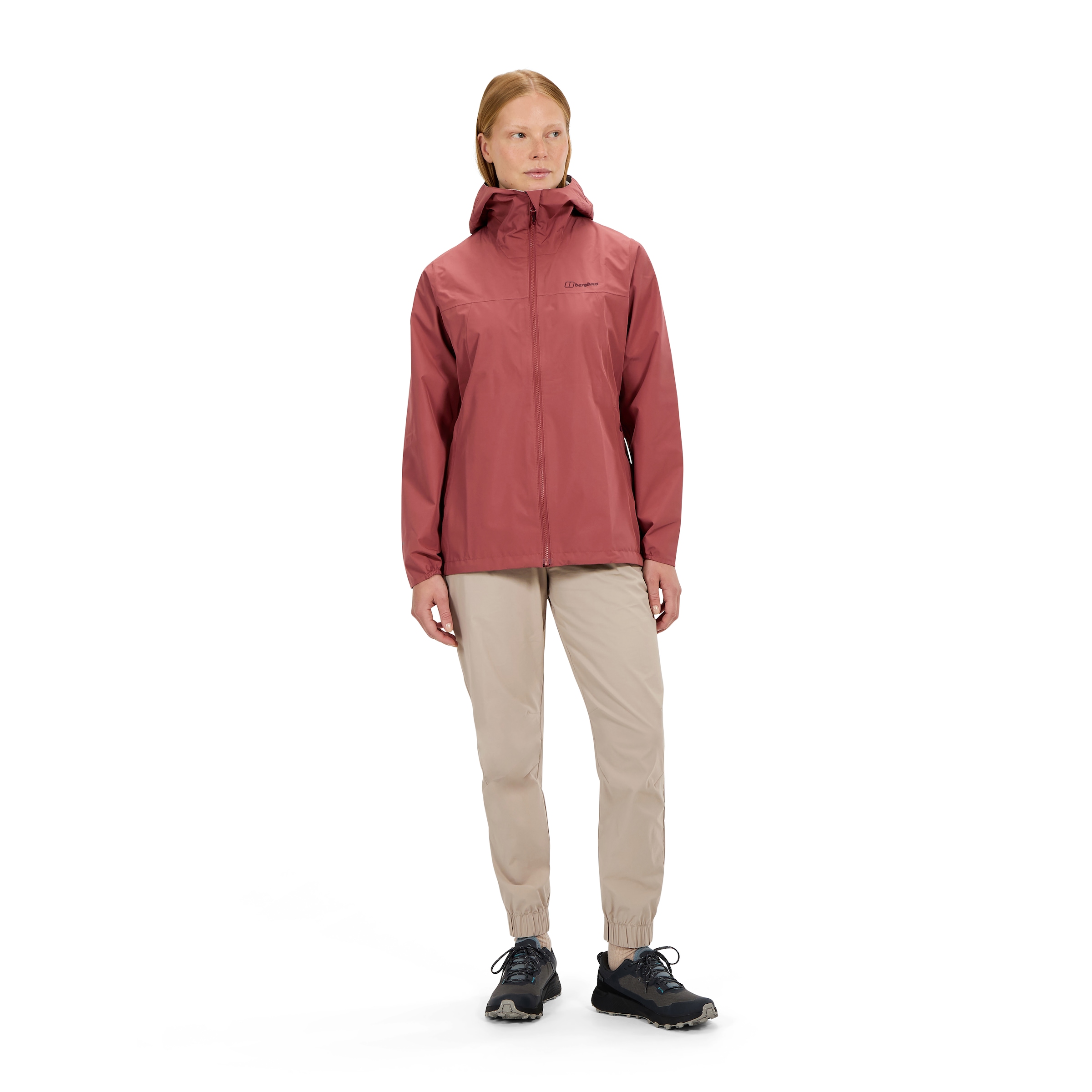 Berghaus Funktionsjacke »W DELUGE PRO 3.0 JKT« für Sport und Outdoor-Aktivitäten, atmungsaktiv, mit Sturmklappe