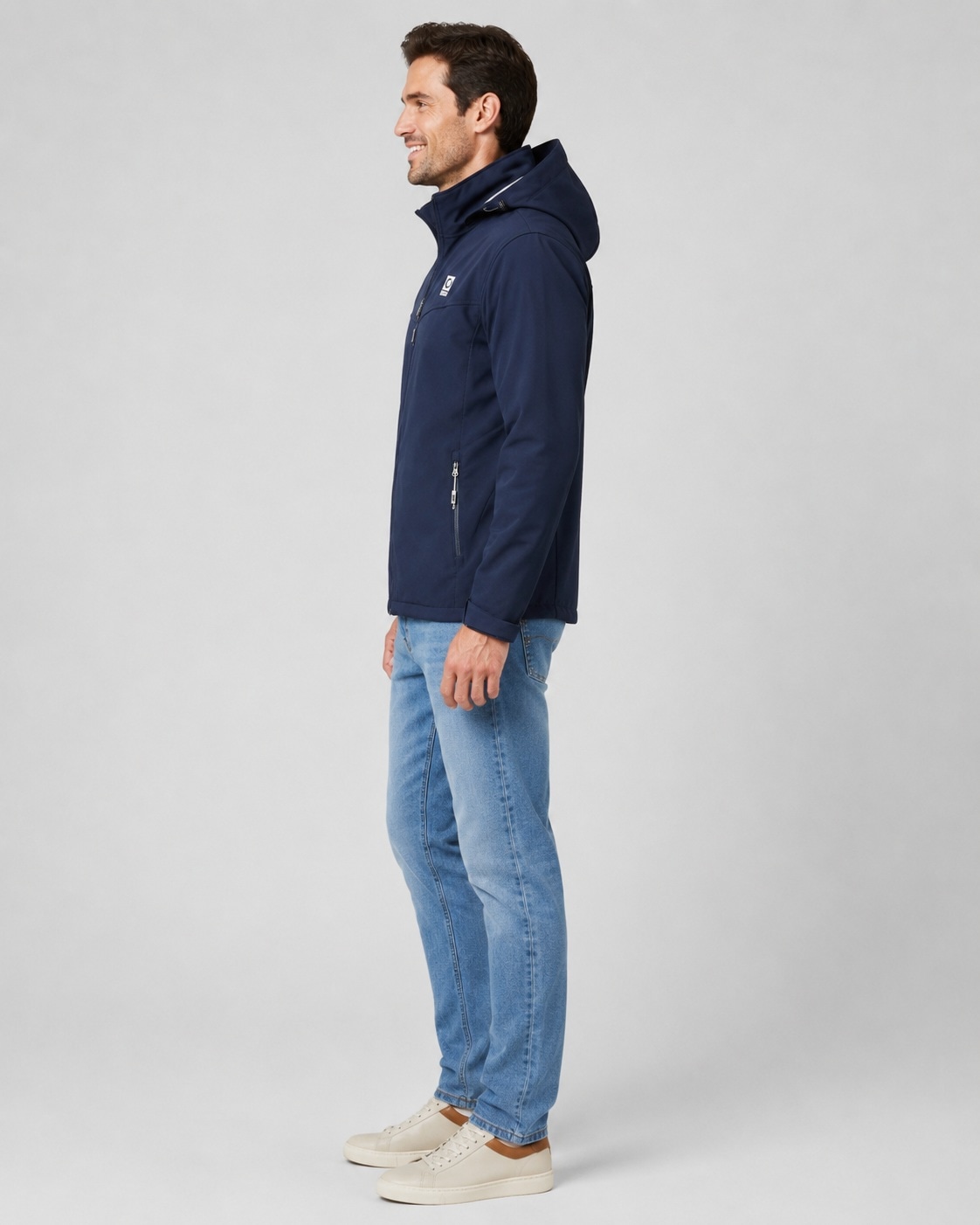 LPO Windbreaker »Melwyn Active« mit Kapuze abnehmbare, verstellbare Kapuze