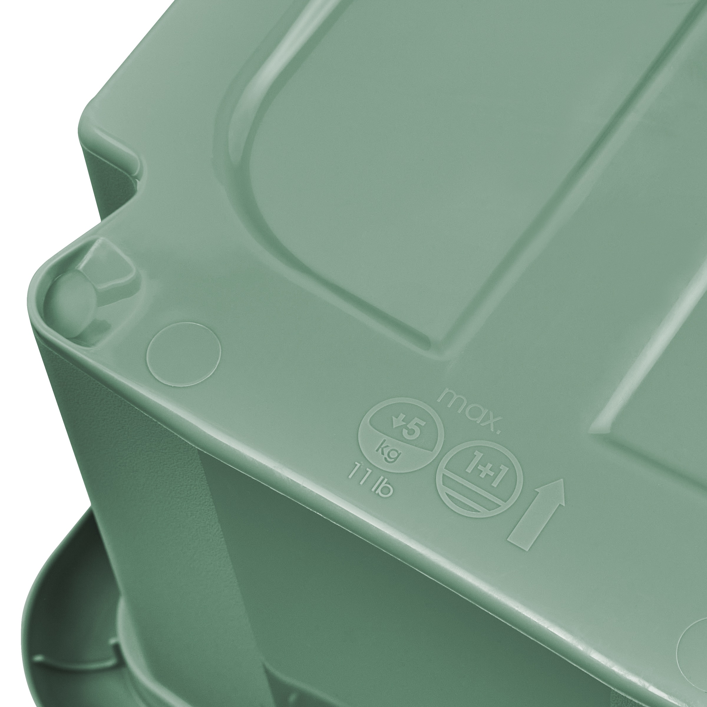 keeeper Aufbewahrungsbox »Emil, 4er Set, 7 L, 35 x 20,5 x 15 cm« ineinander und aufeinander stapelbar