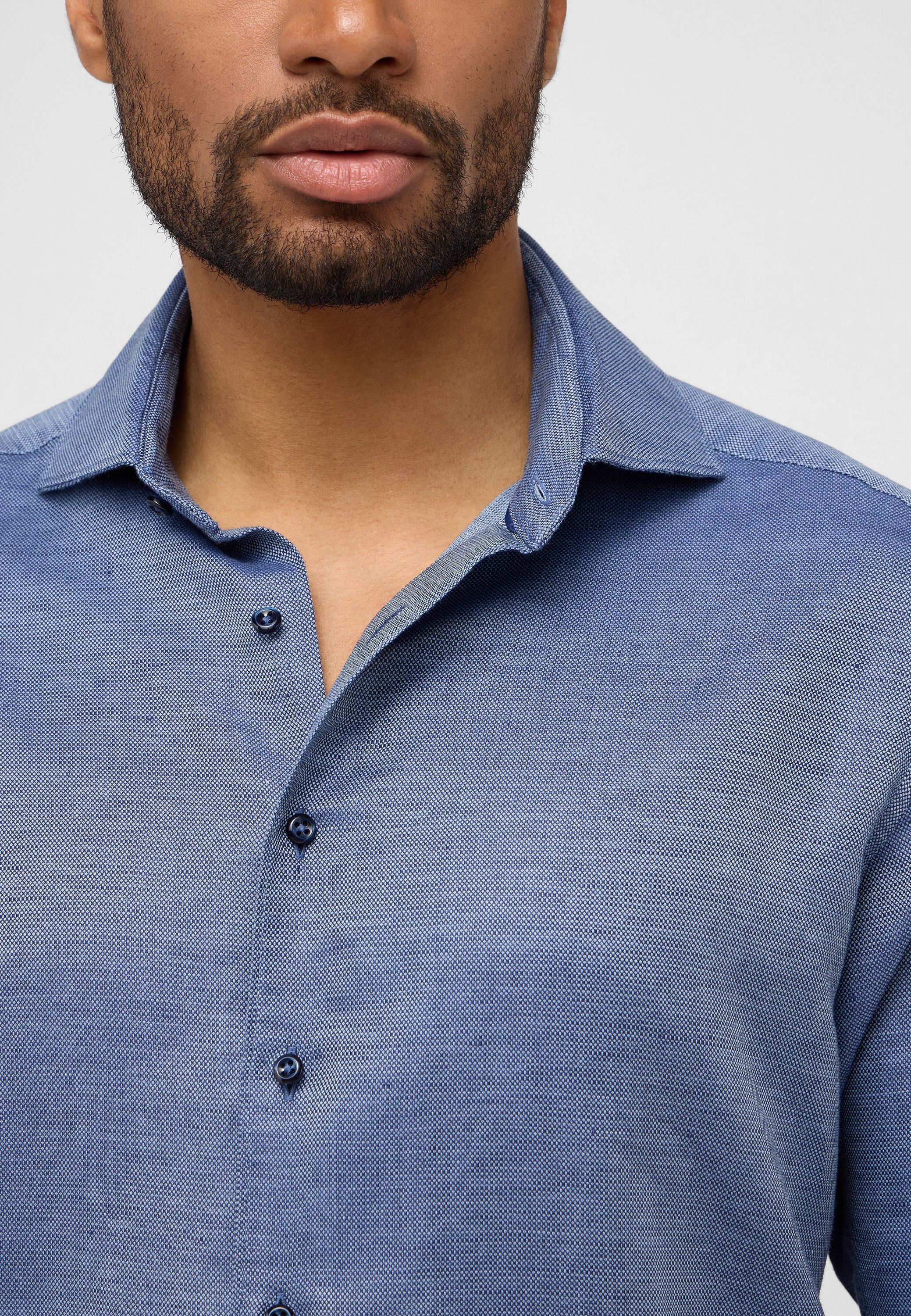 Eterna Langarmhemd »MODERN FIT« EASY IRON (bügelleicht)