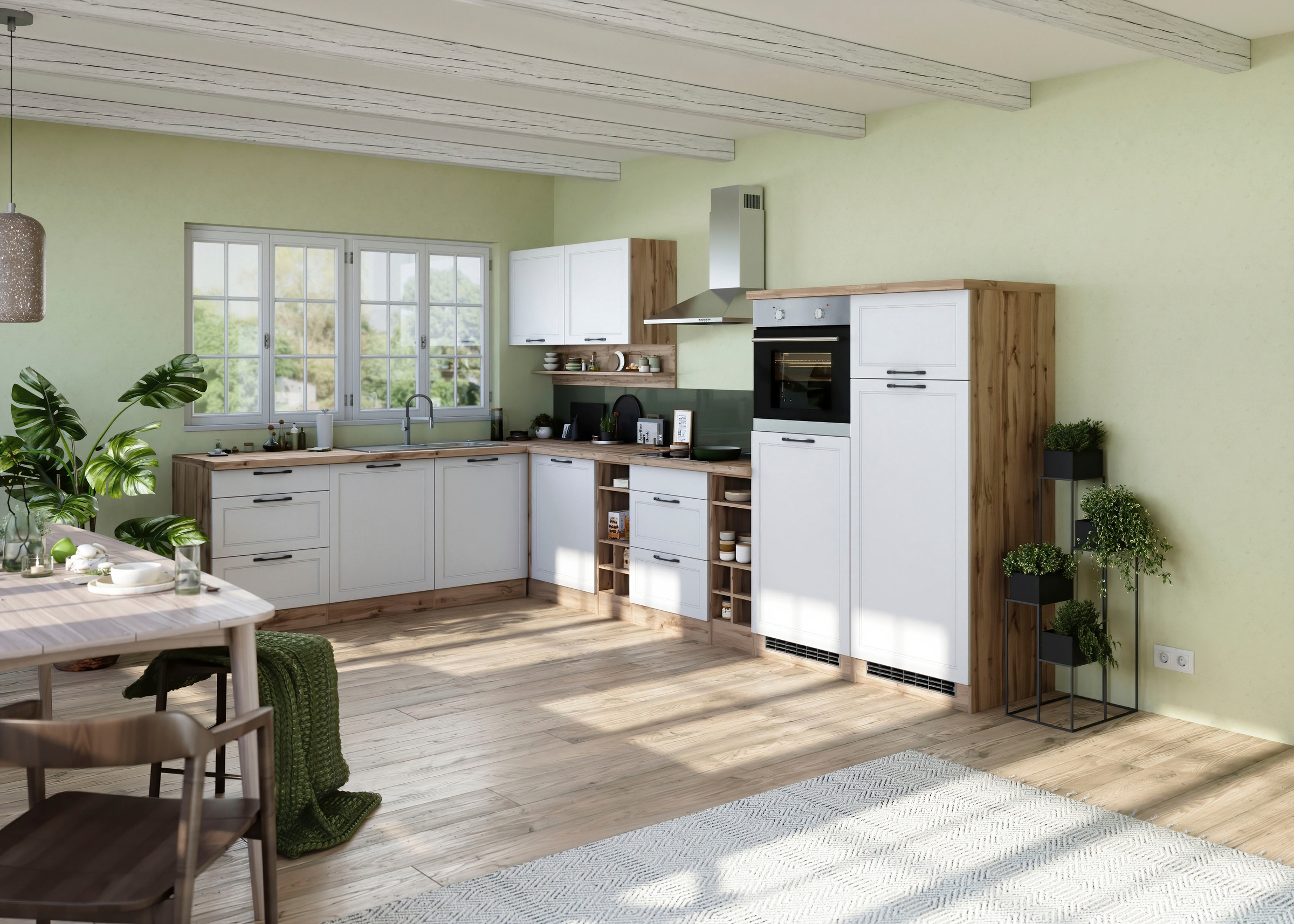 HELD MÖBEL Küche »Lana«, Stellbreite 240/360 cm, wahlweise mit E-Geräten  online bei OTTO