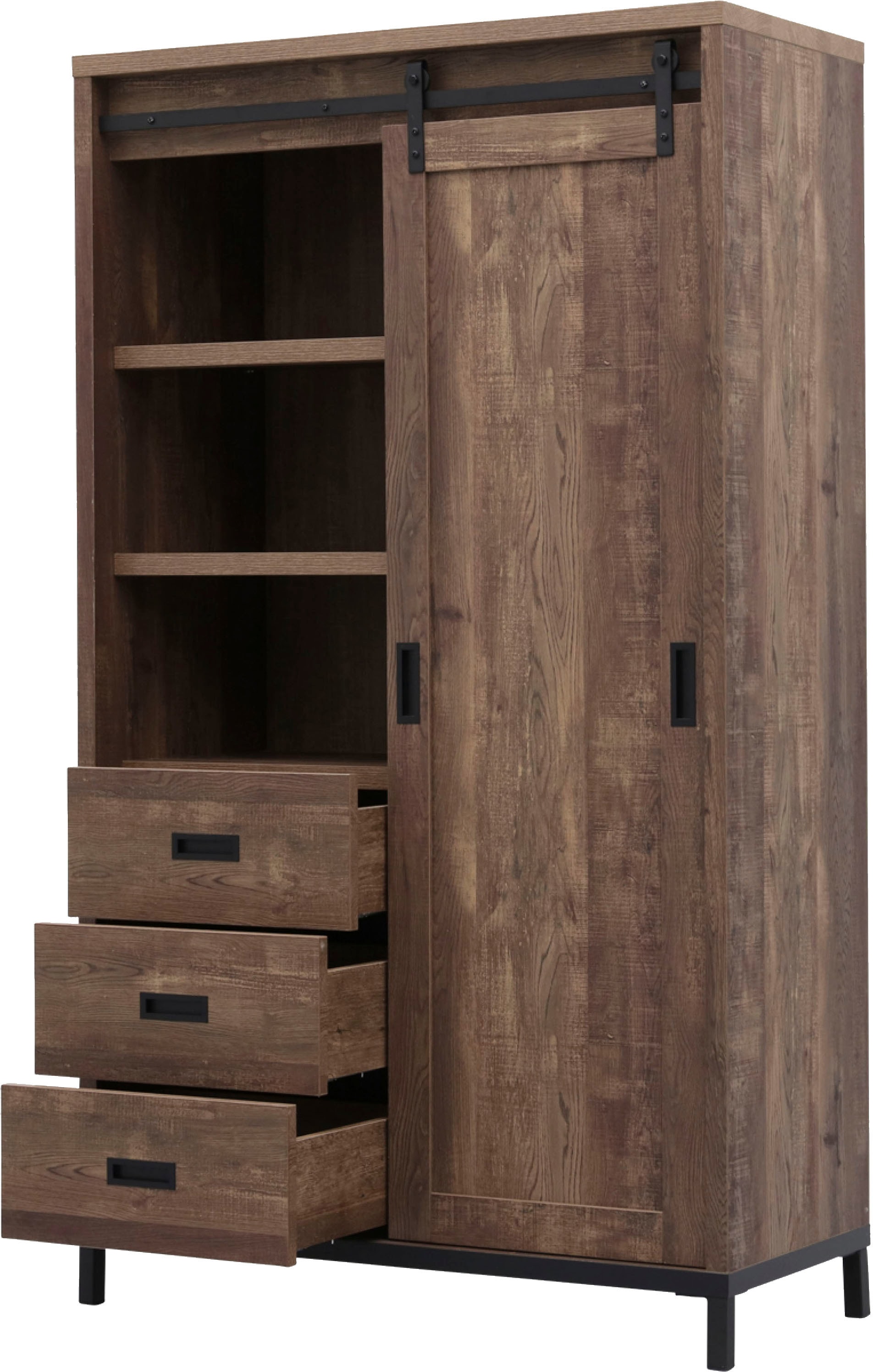 OMG Design Mehrzweckschrank »Stanley Wohnzimmerschrank«, mit Schiebetür, Höhe 170 cm