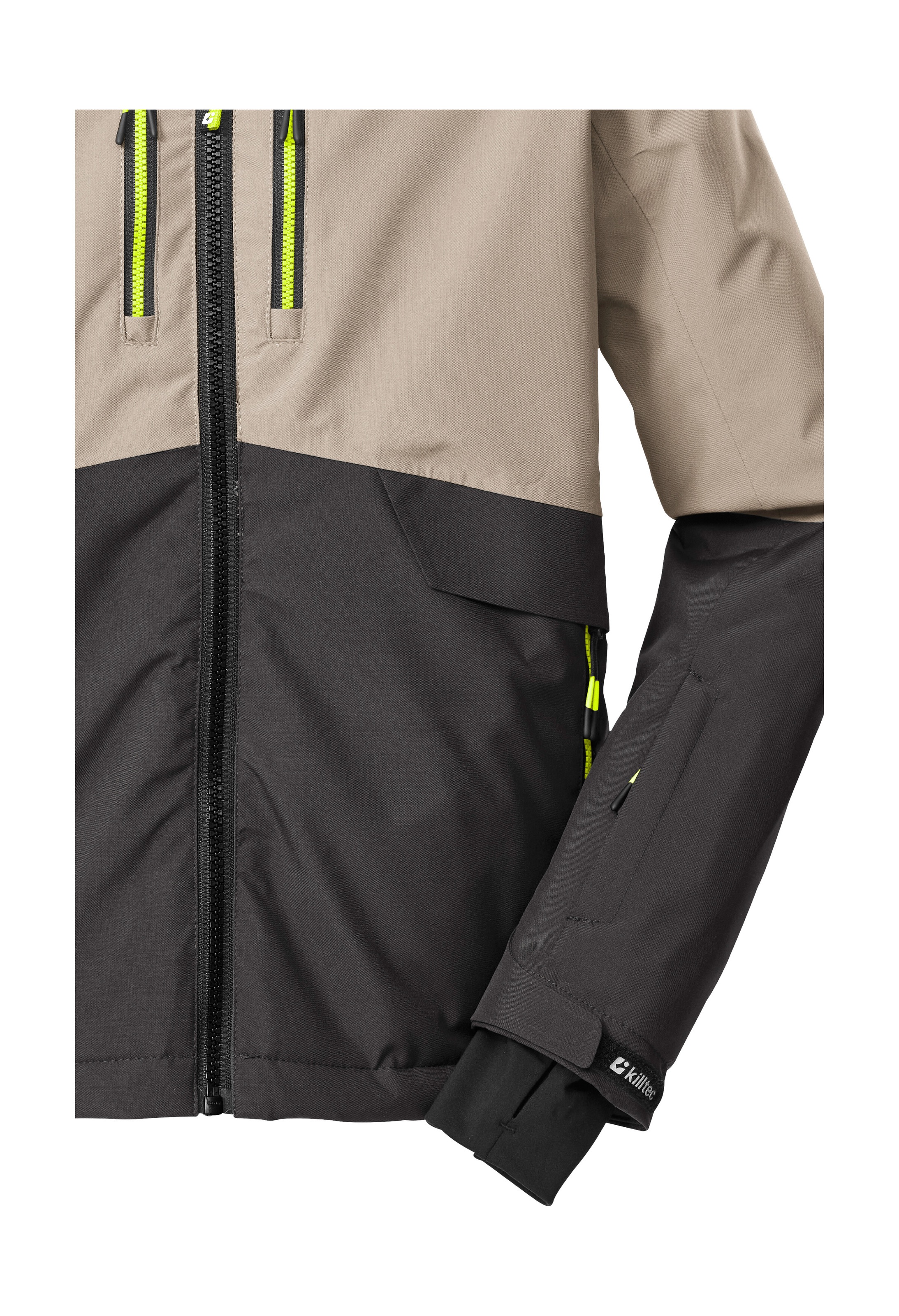 Killtec Skijacke »KSW 201 BYS SKI JCKT« Stylische, wasser- und winddichte Skijacke mit reflektierenden Details