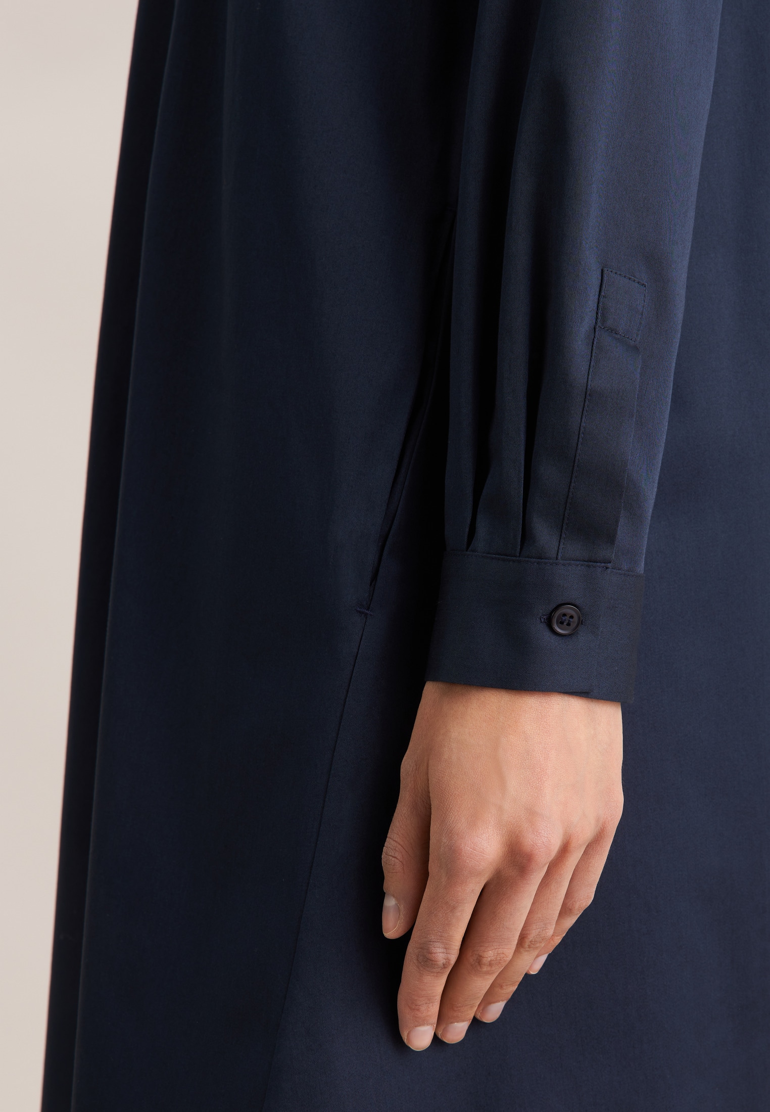 seidensticker Sommerkleid »Schwarze Rose« 1/1 Kragen Uni