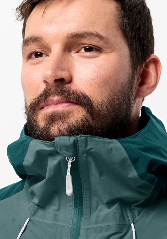 Jack Wolfskin Funktionsjacke »EAGLE PEAK 2L JKT M«, mit Kapuze