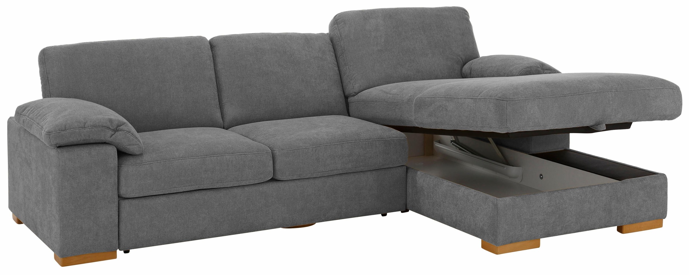 Home affaire Ecksofa »Ventura L-Form«, wahlweise mit Bettfunktion und Bettfunktion/Bettkasten