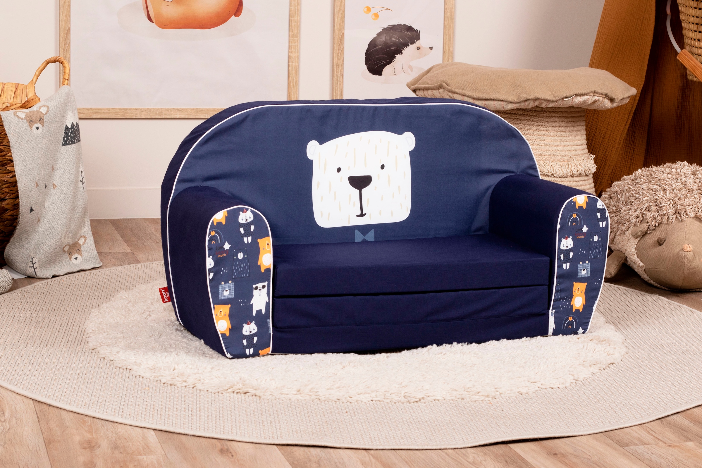 Knorrtoys® Sofa »Pretty bear« für Kinder; Made in Europe