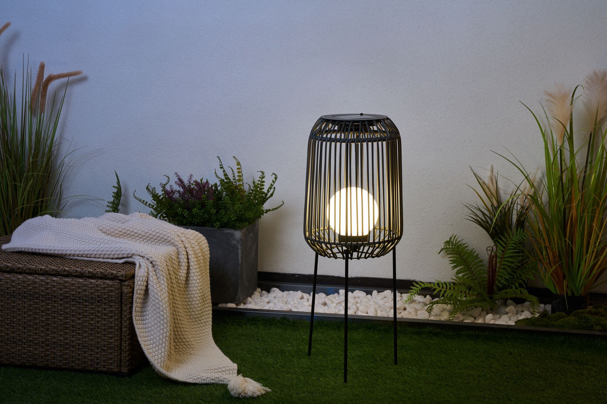 Pauleen LED Laterne »Sunshine Coziness«, 1 flammig, Solarbetrieben, IP44