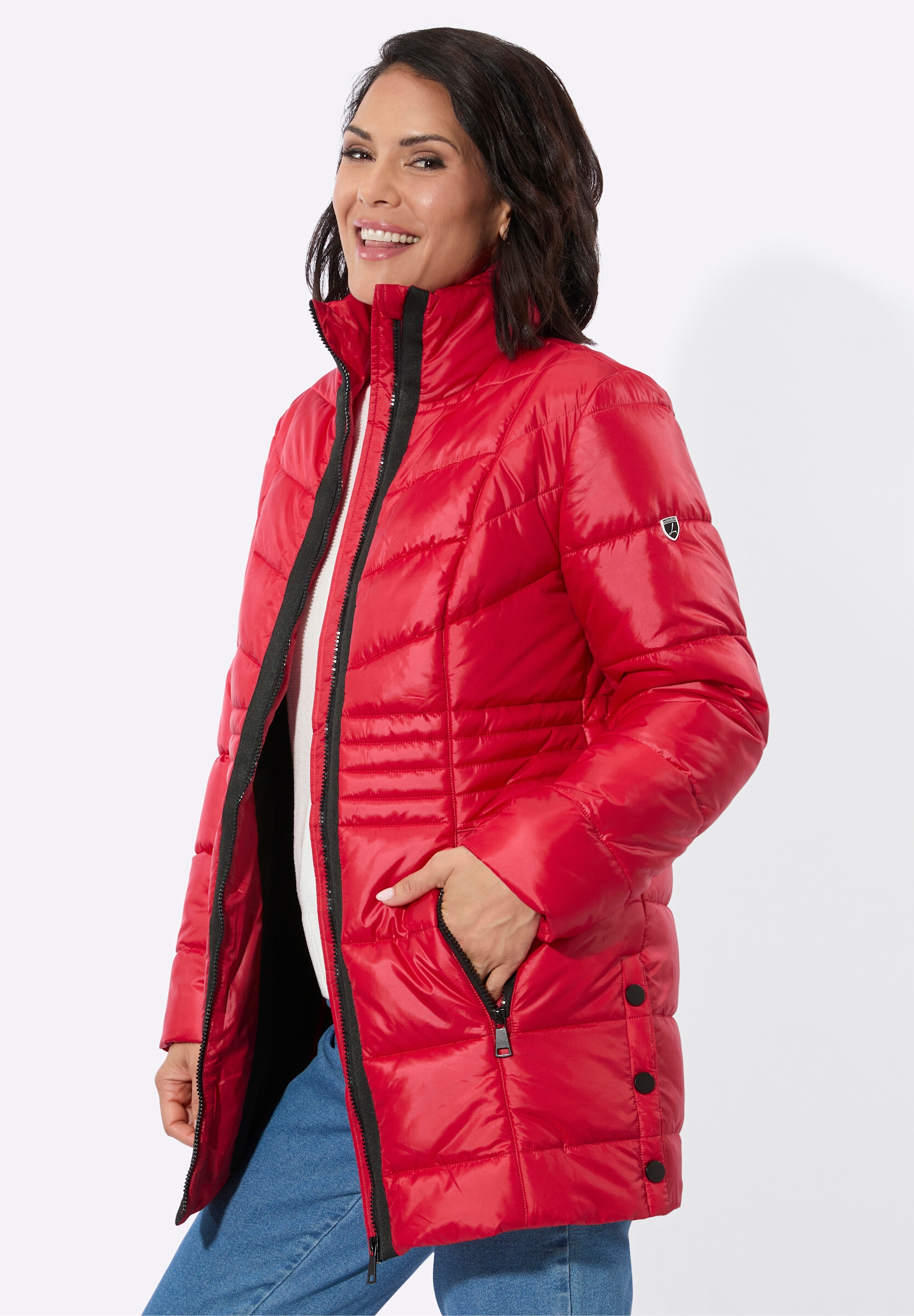 Witt Steppjacke »Steppjacke Winterjacke mit schmeichelnder Steppung« ohne Kapuze