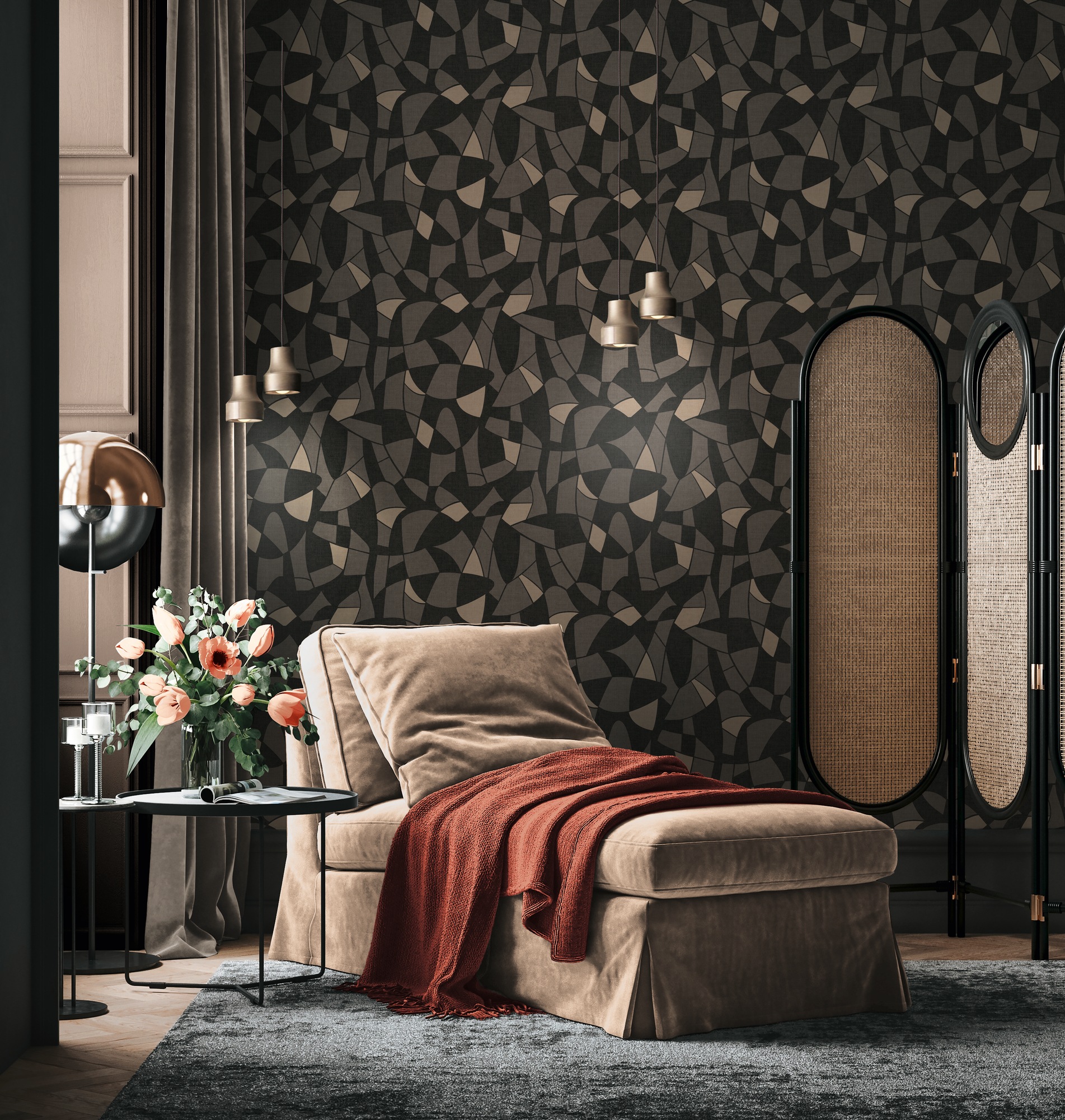 A.S. Création Vliestapete »Antigua Tapete mit Formen« gemustert | matt | neutral leicht strukturiert Grafiktapete Retrotapete Tapeten Wohnzimmer Schlafzimmer Küche Design