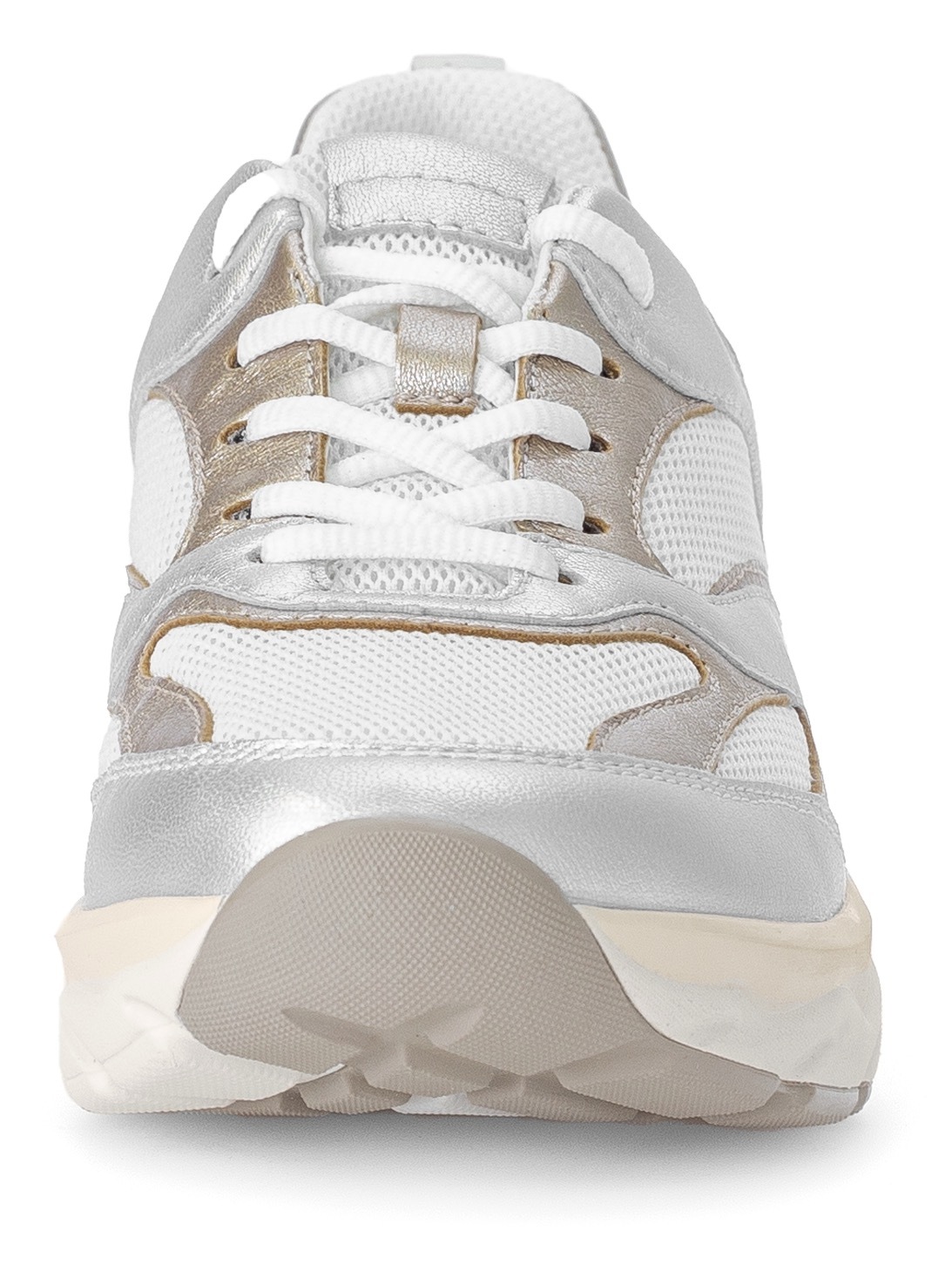 Gabor Rollingsoft Keilsneaker, Freizeitschuh, Halbschuh, Schnürschuh mit rollingsoft-Laufsohle