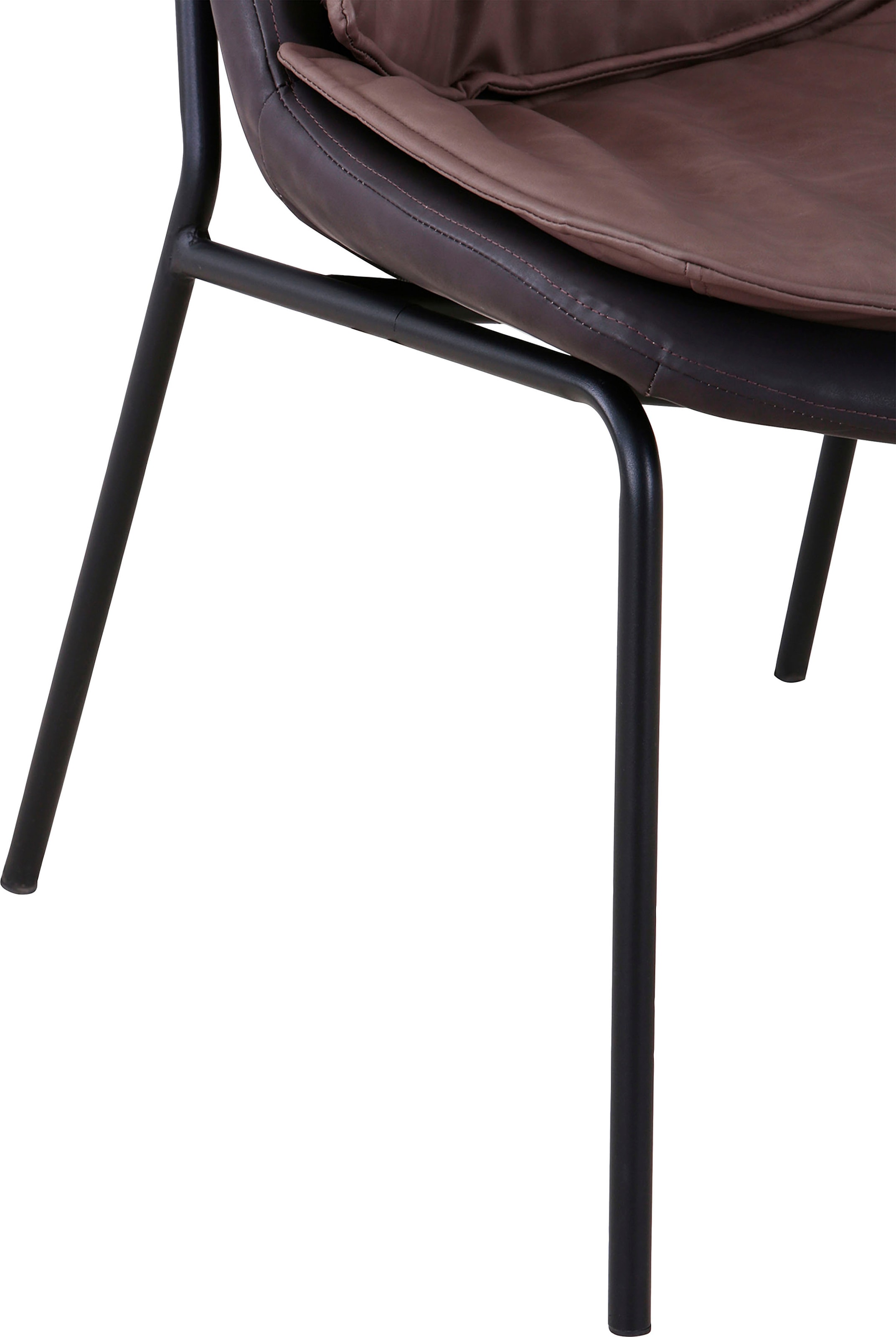 Kayoom Polsterstuhl () 1 Stk.pflegeleicht, bequem, angenehme Sitzfläche, mit trendigen Ziernähten