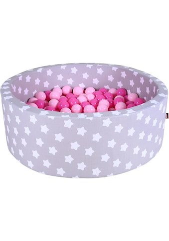 Knorrtoys® Bällebad »Soft, Grey White Stars«, mit 300 Bällen soft pink; Made in Europe kaufen