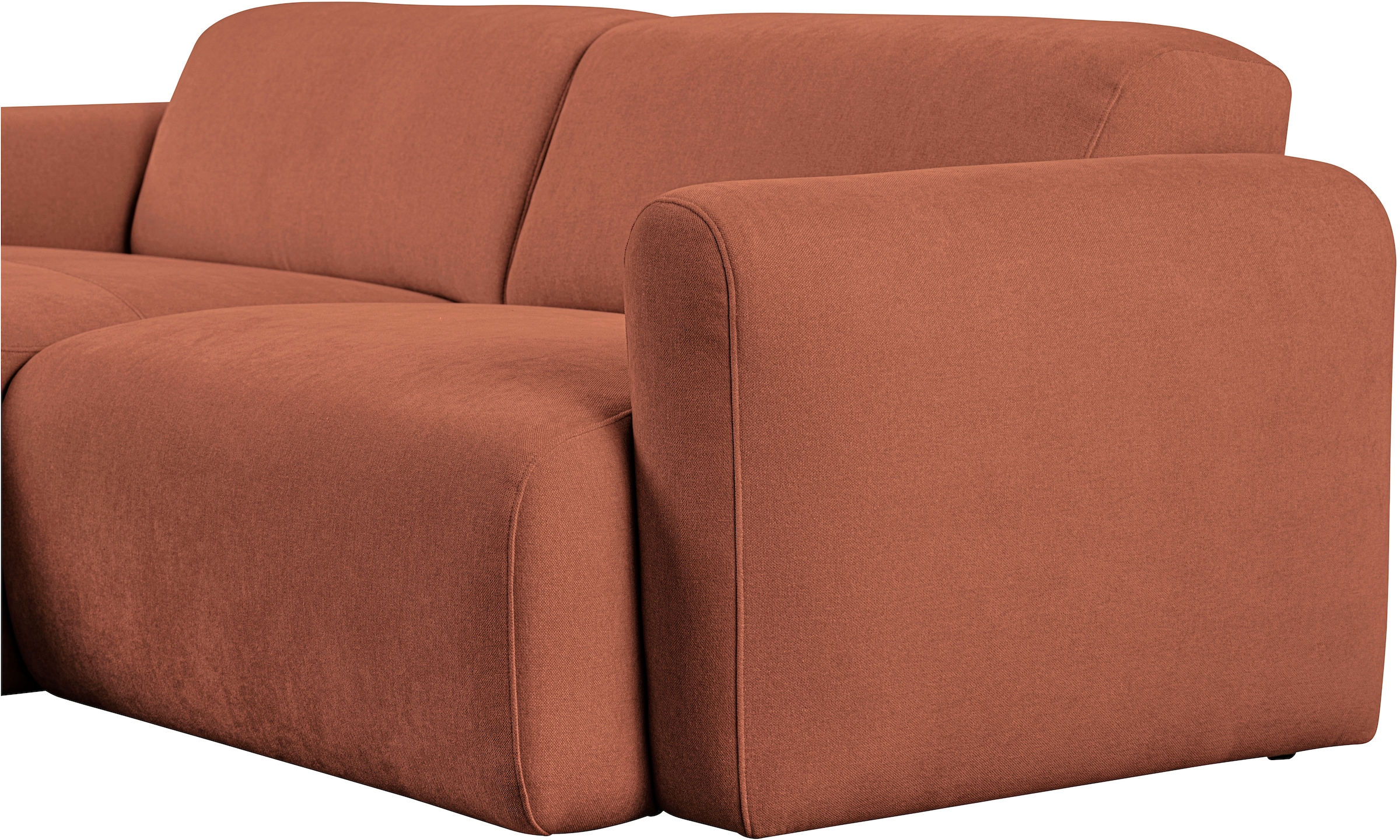 andas Ecksofa »Myrland«, Breite 232 cm, Chenille, Easy Clean Stoff, mit Kaltschaum