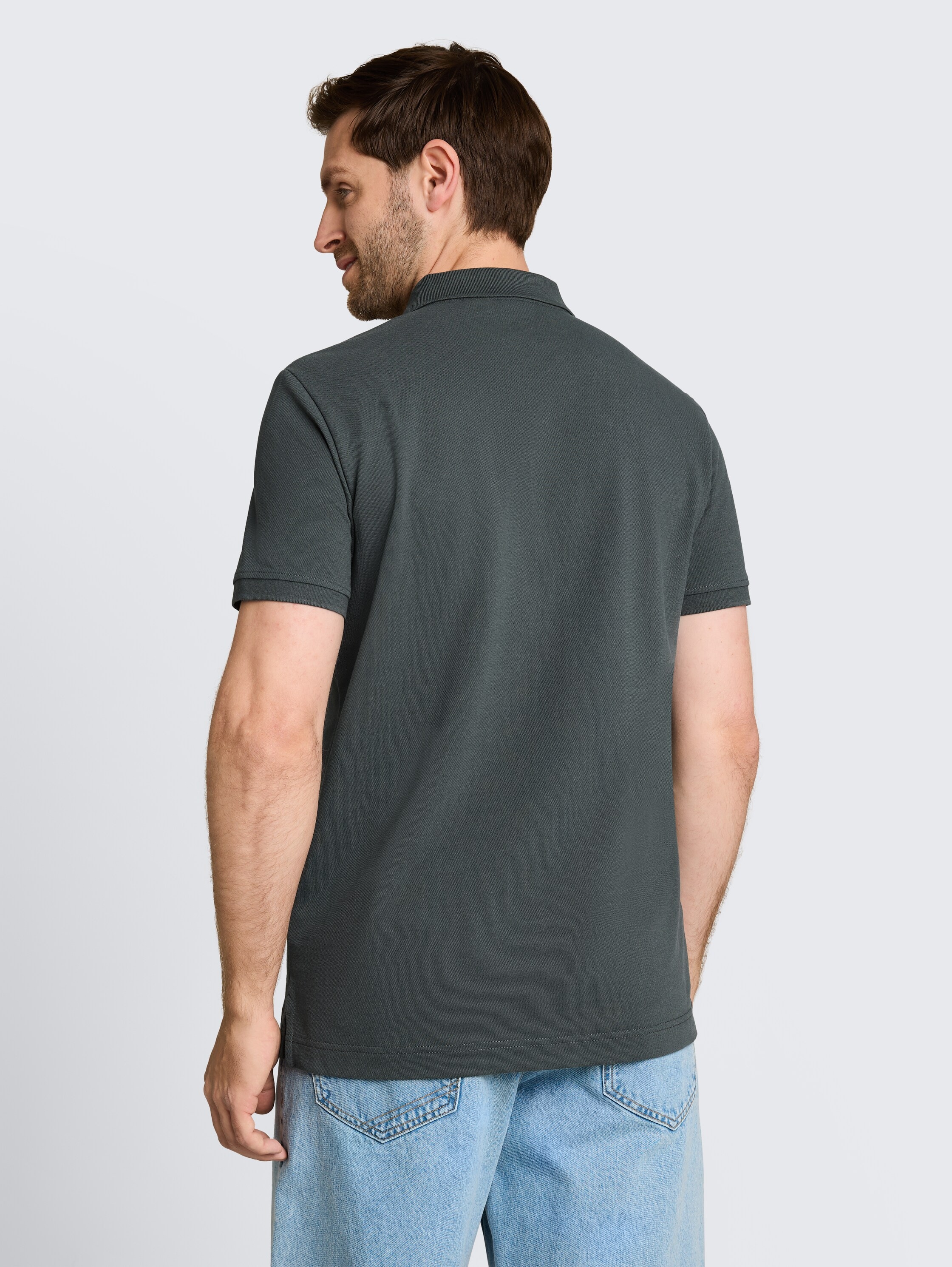 TOM TAILOR Poloshirt Poloshirt mit Logostickerei