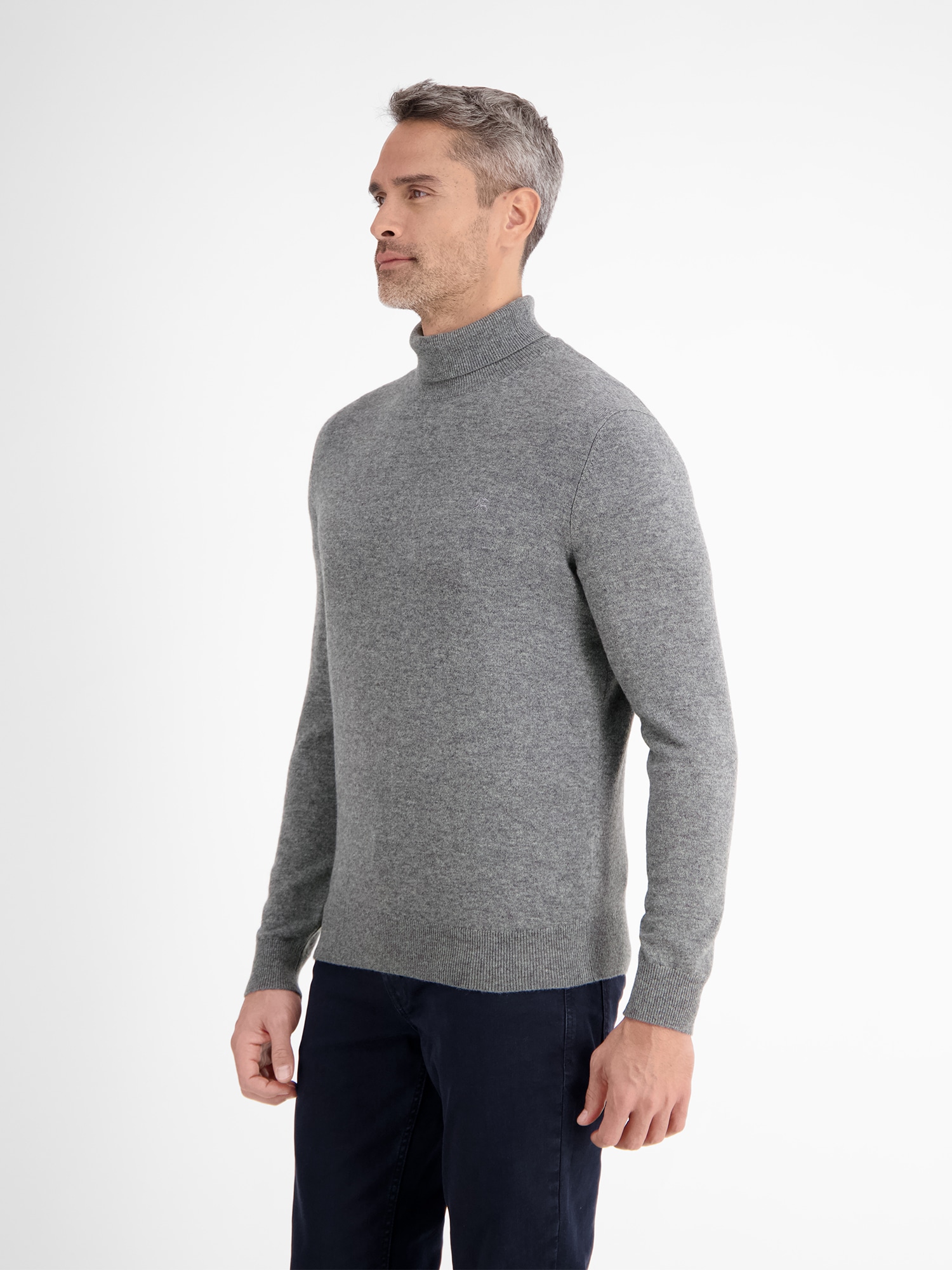 LERROS Strickpullover »LERROS Schurwoll-Rollkragenpullover mit Kaschmiranteil«