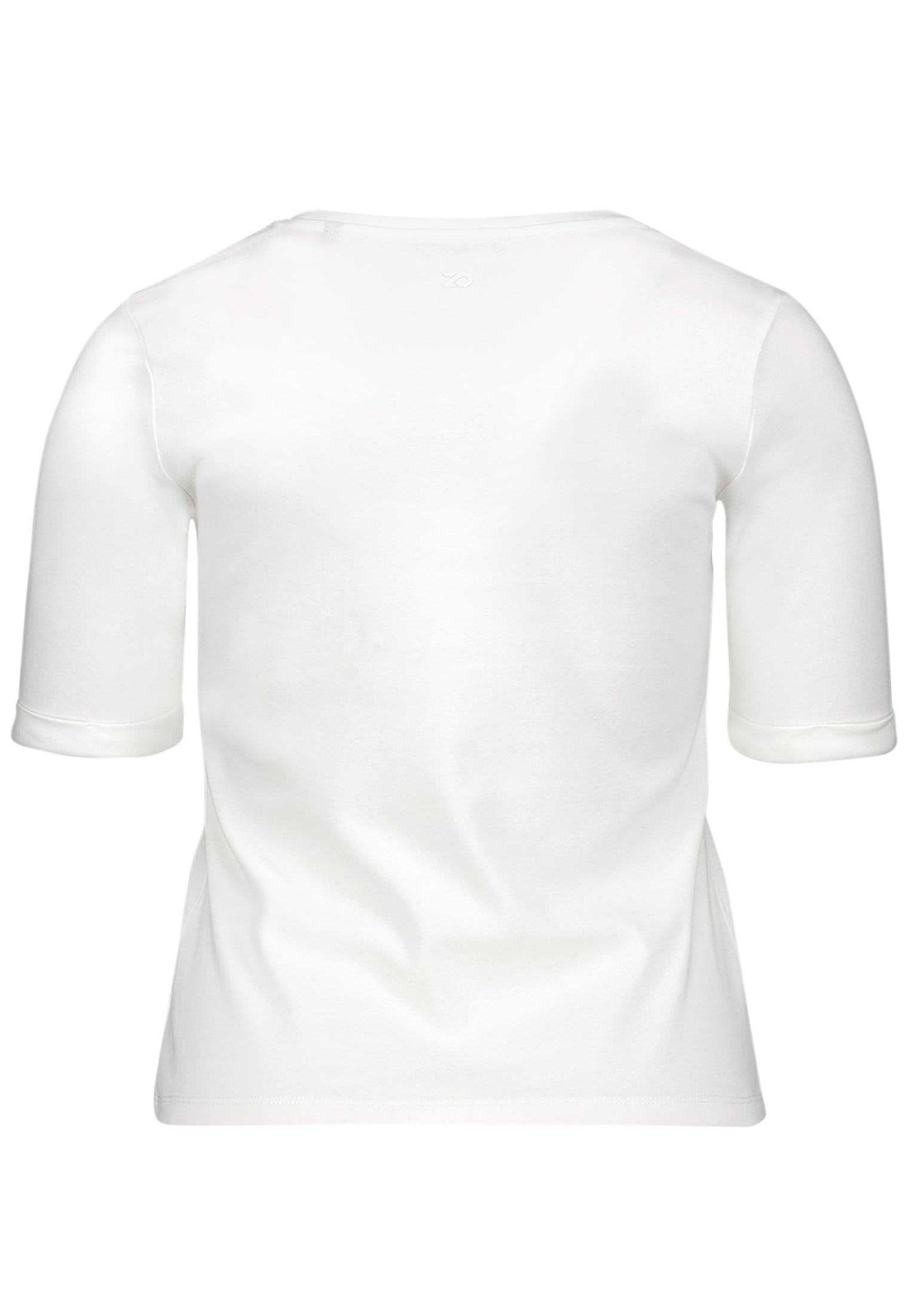 Zero Rundhalsshirt »Basic Shirt mit V-Ausschnitt«
