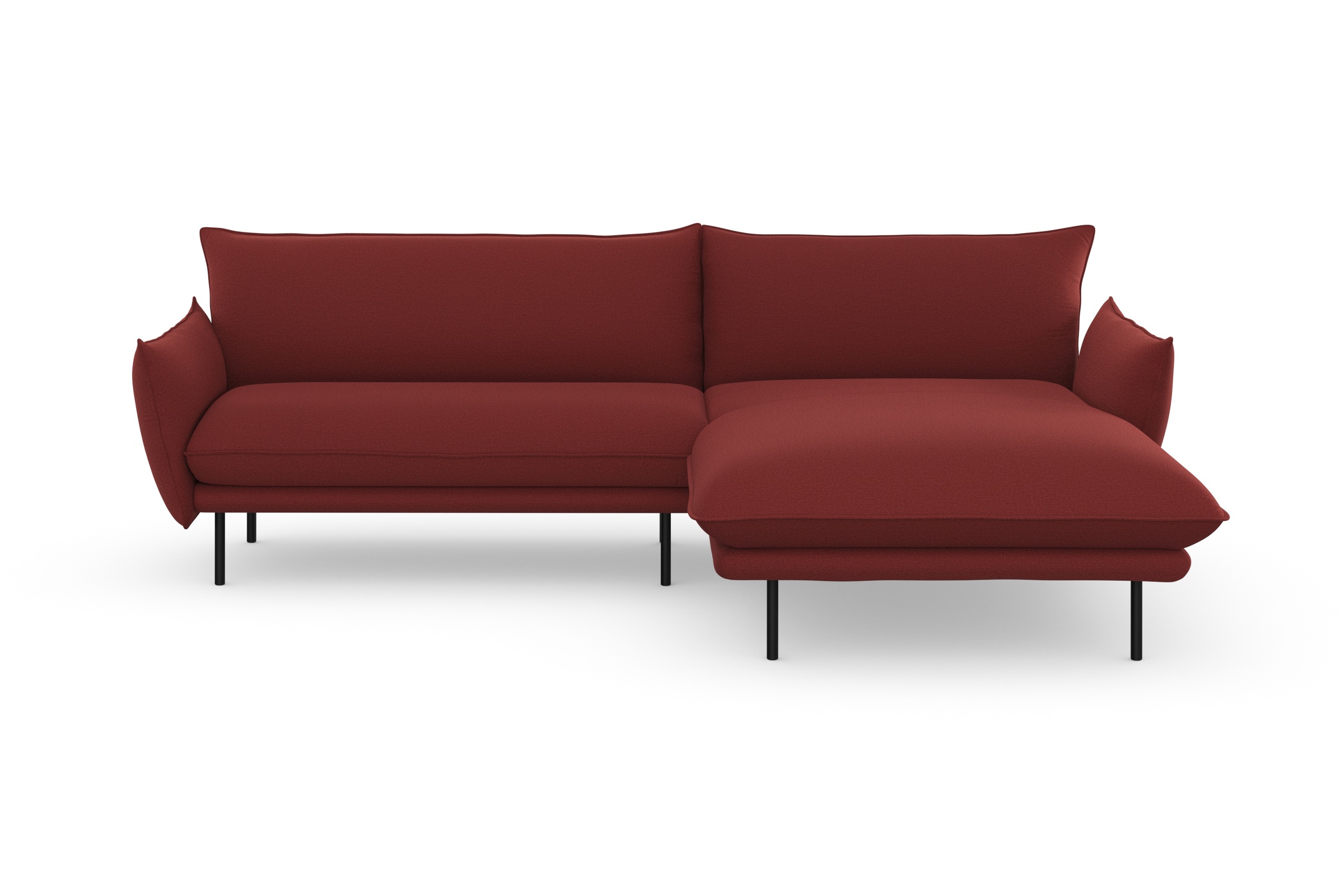 andas Ecksofa »Stine L-Form«, Besonderes Design durch Kissenoptik und Keder, by Morten Georgsen