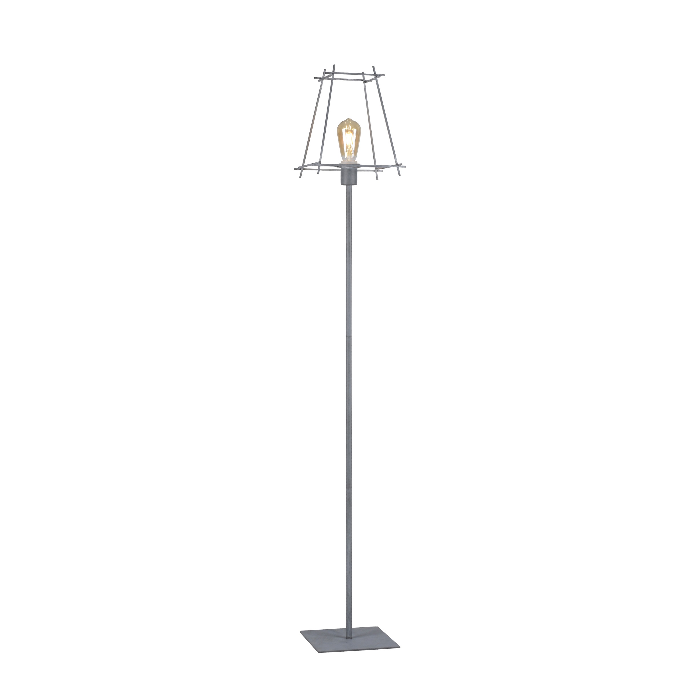 JUST LIGHT Stehlampe »PELETTON«, 1 flammig, Leuchtmittel E27 | ohne Leuchtmittel, ExklusiveE27, Schalter, Fußschalter