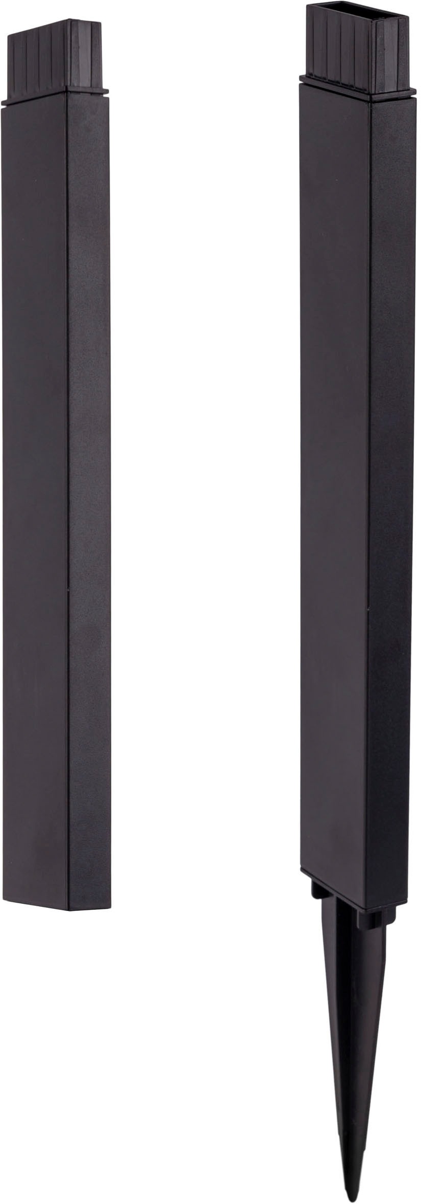 näve LED Solarleuchte »Sigi« LED-Modul 1 Stk. Warmweiß Dekoerdspieß, H: 79cm, Dämmerungssensor, schwarz, LED warmweiß